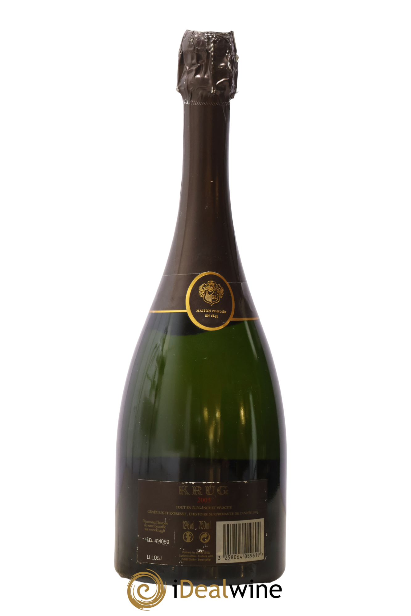 Grande Cuvée Brut Krug 2003 - Posten von 1 Flasche - 1
