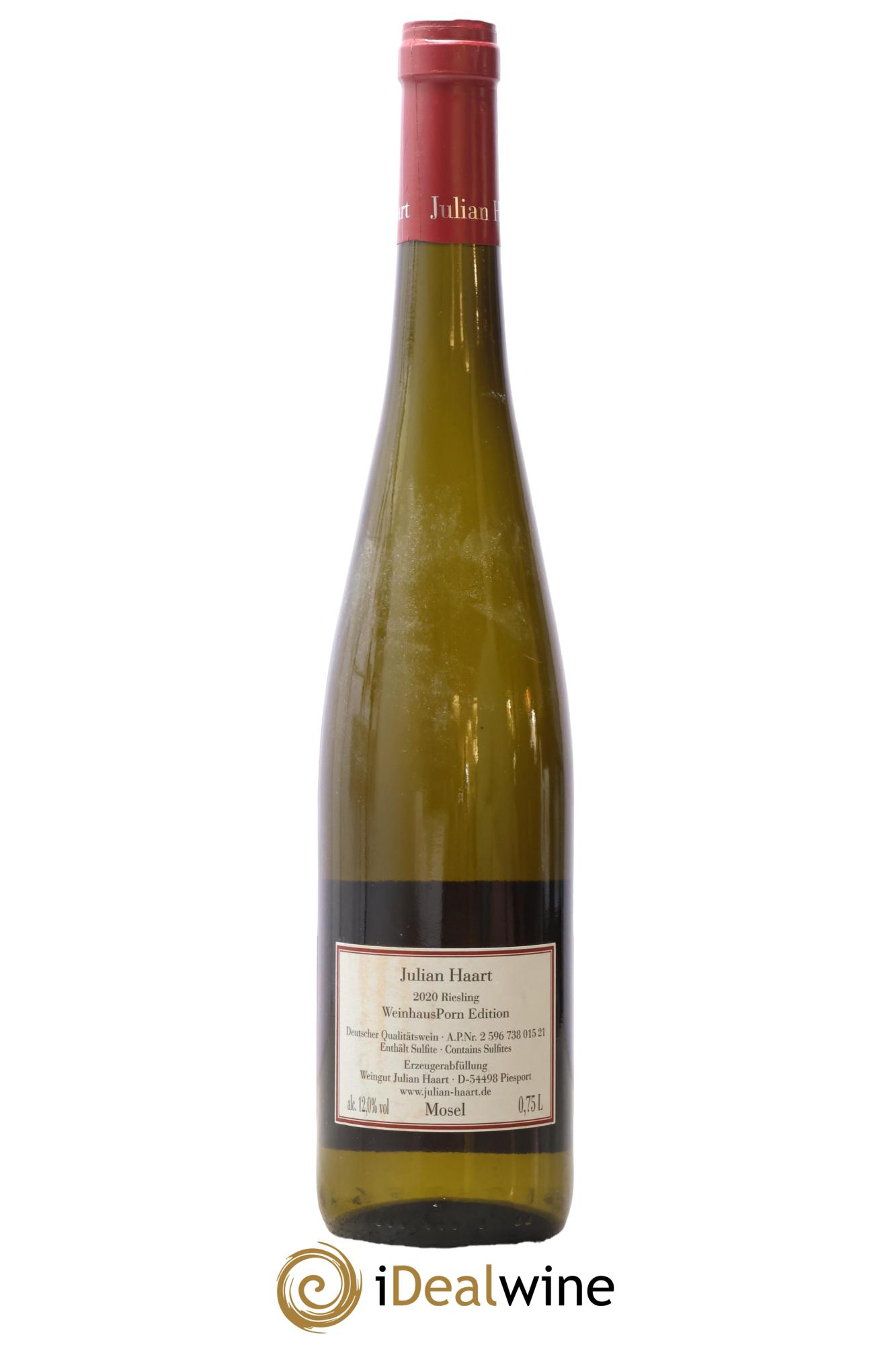 Allemagne Mosel-Saar Riesling WinePorn Julian Haart 2020 - Lot de 1 bouteille - 1