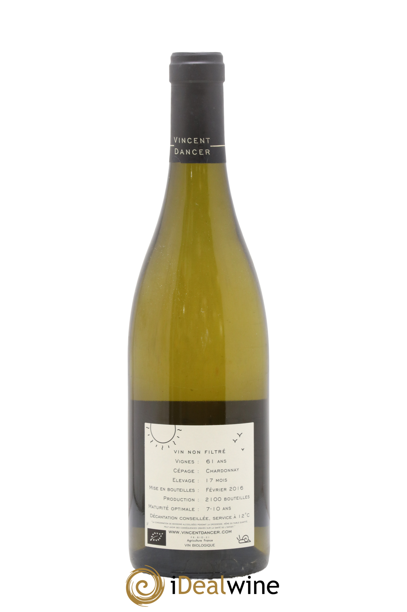 Chassagne-Montrachet 1er Cru (Morgeot) Tête du Clos Vincent Dancer 2014 - Lot de 1 bouteille - 1