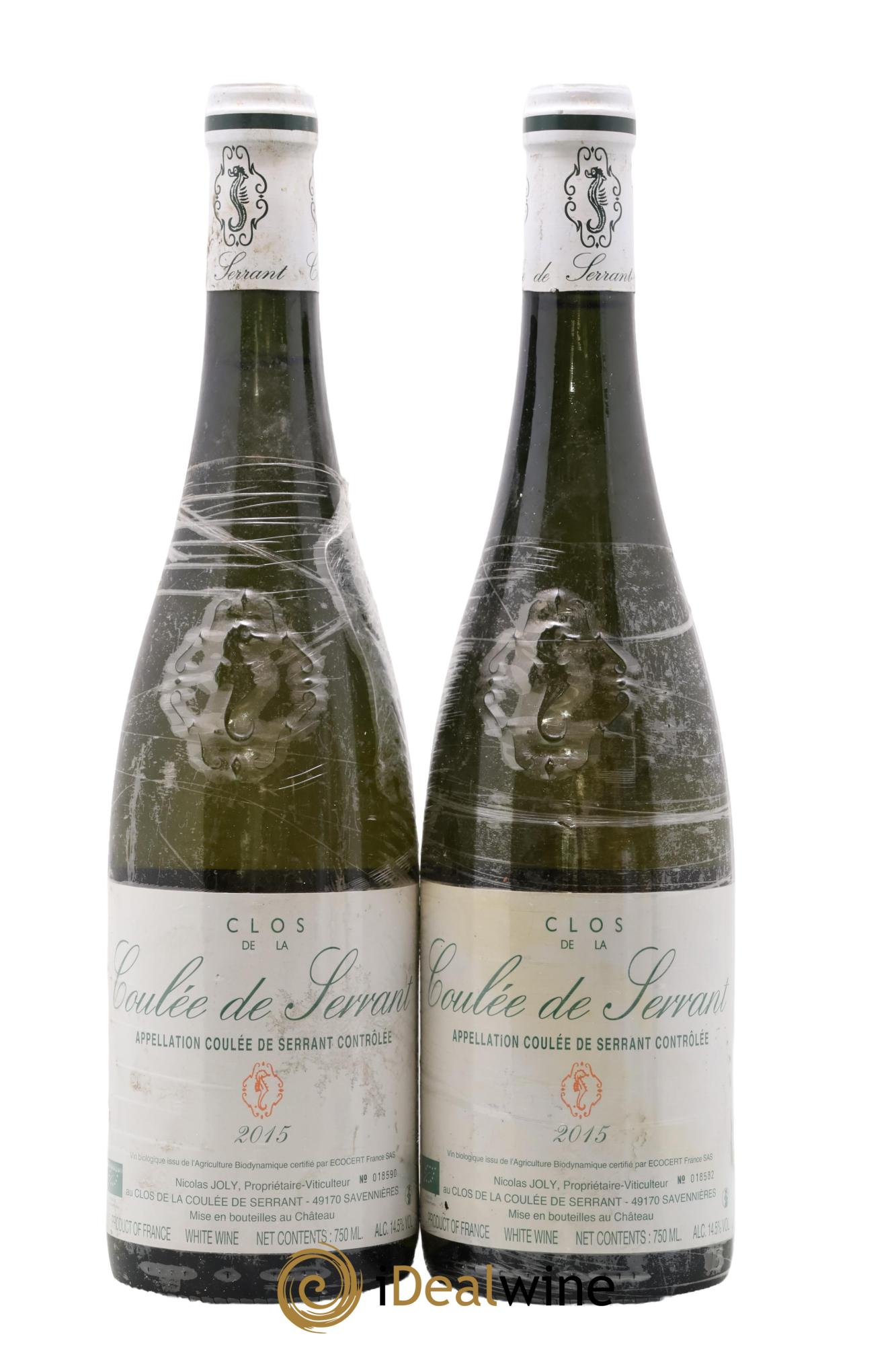 Savennières Clos de la Coulée de Serrant La Coulée de Serrant 2015 - Lot de 2 bouteilles - 0