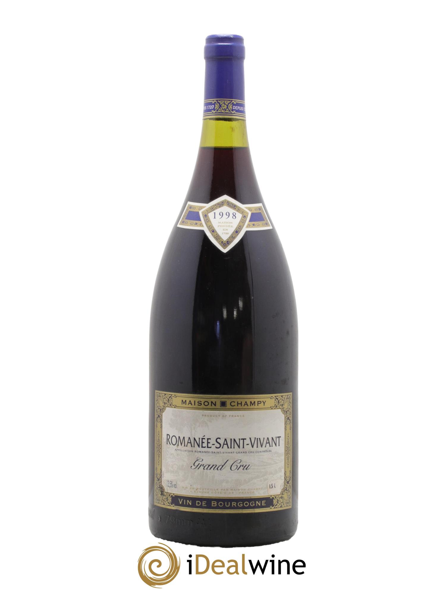 Romanée-Saint-Vivant Grand Cru Champy 1998 - Lot de 1 magnum - 0
