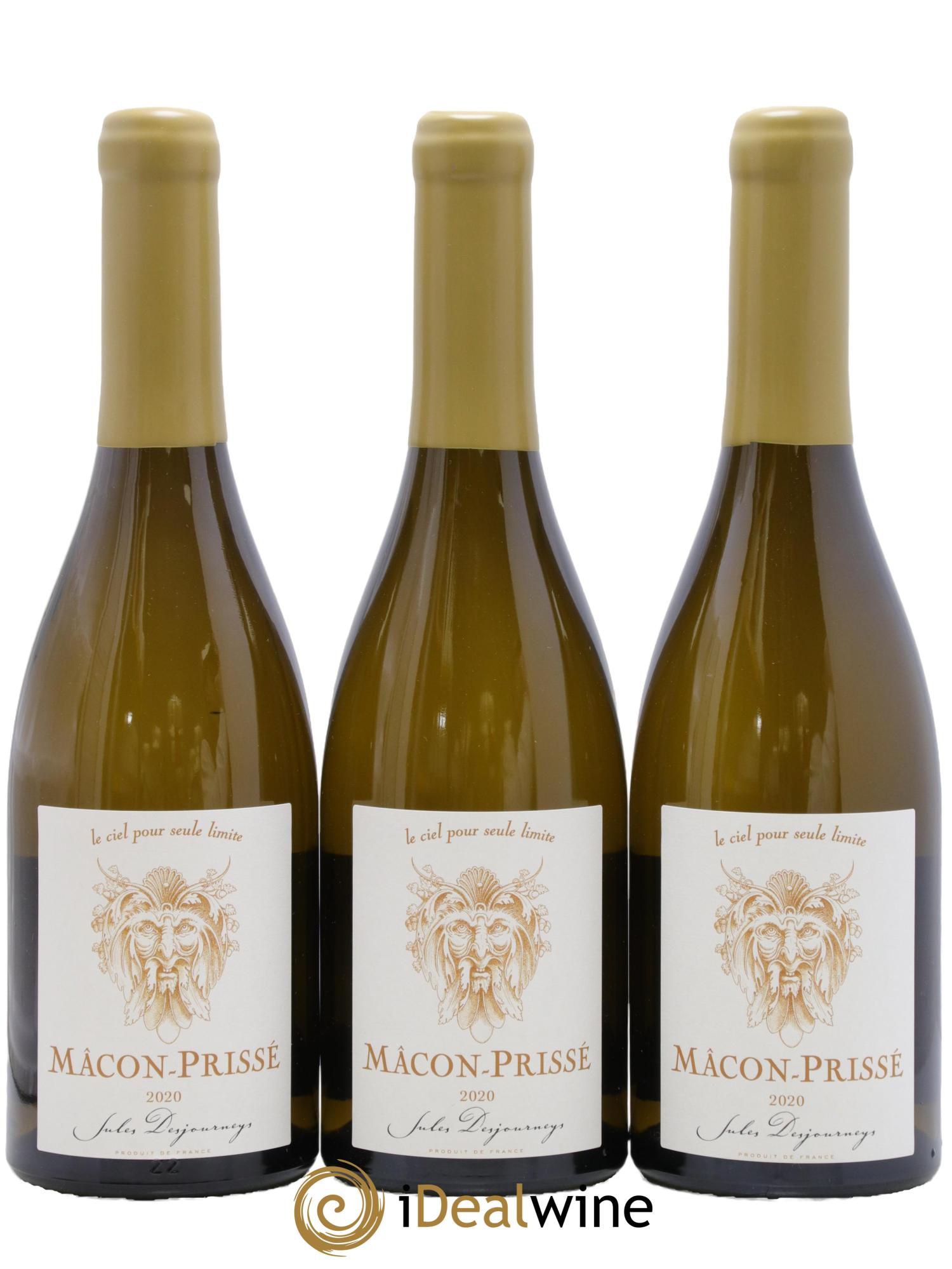 Mâcon-Prissé En Chailloux Jules Desjourneys 2020 - Posten von 3 Flaschen - 0