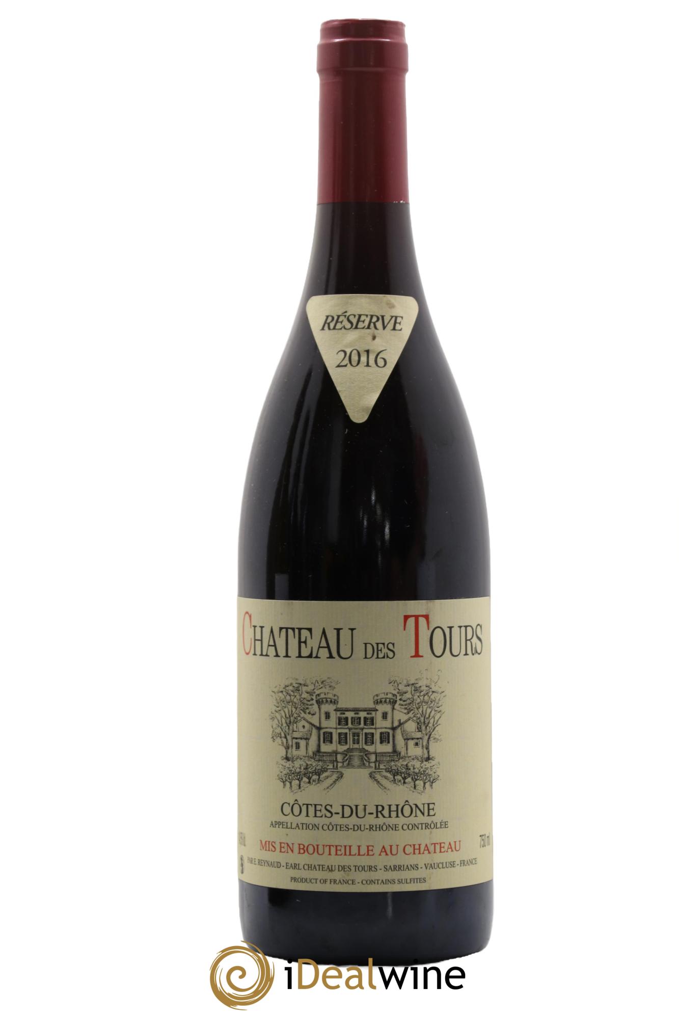 Côtes-du-Rhône Château des Tours Emmanuel Reynaud 2016 - Lot de 1 bouteille - 0