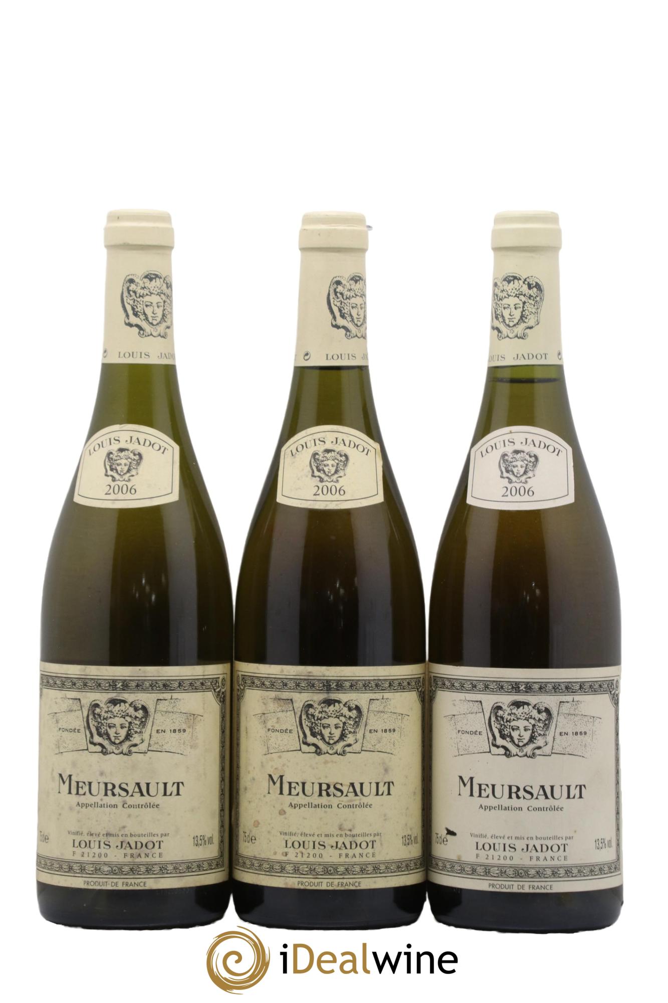 Meursault Louis Jadot 2006 - Lot of 3 bottles - 0