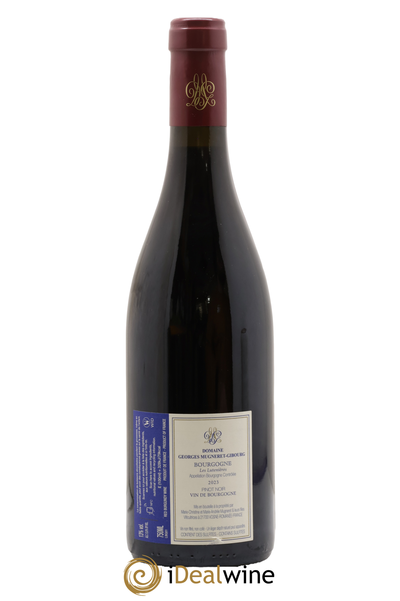 Bourgogne Les Lutenières Mugneret-Gibourg (Domaine) 2023 - Lot of 1 bottle - 1