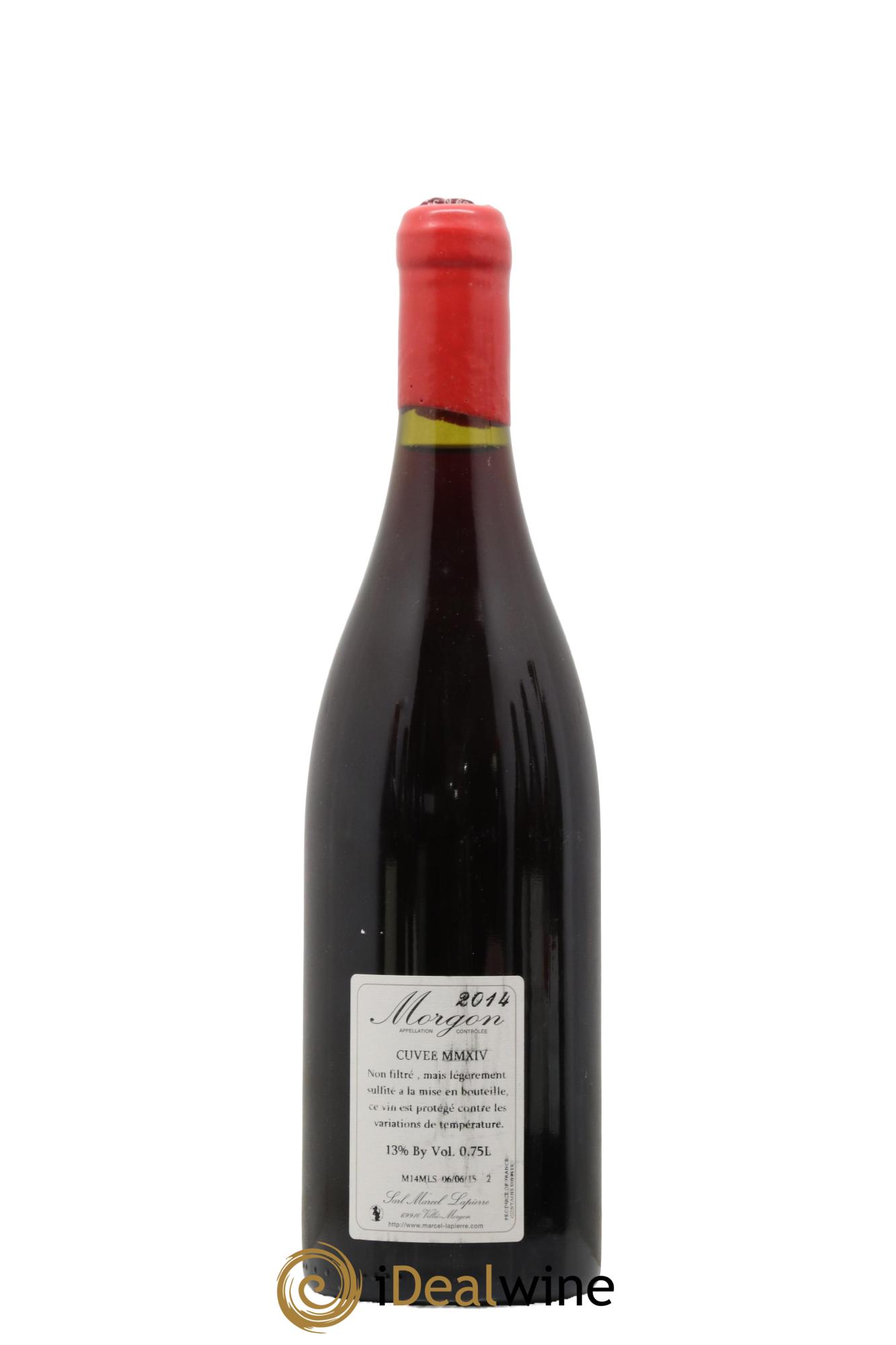 Morgon Cuvée Marcel Lapierre Marcel Lapierre (Domaine) 2014 - Lot de 1 bouteille - 1