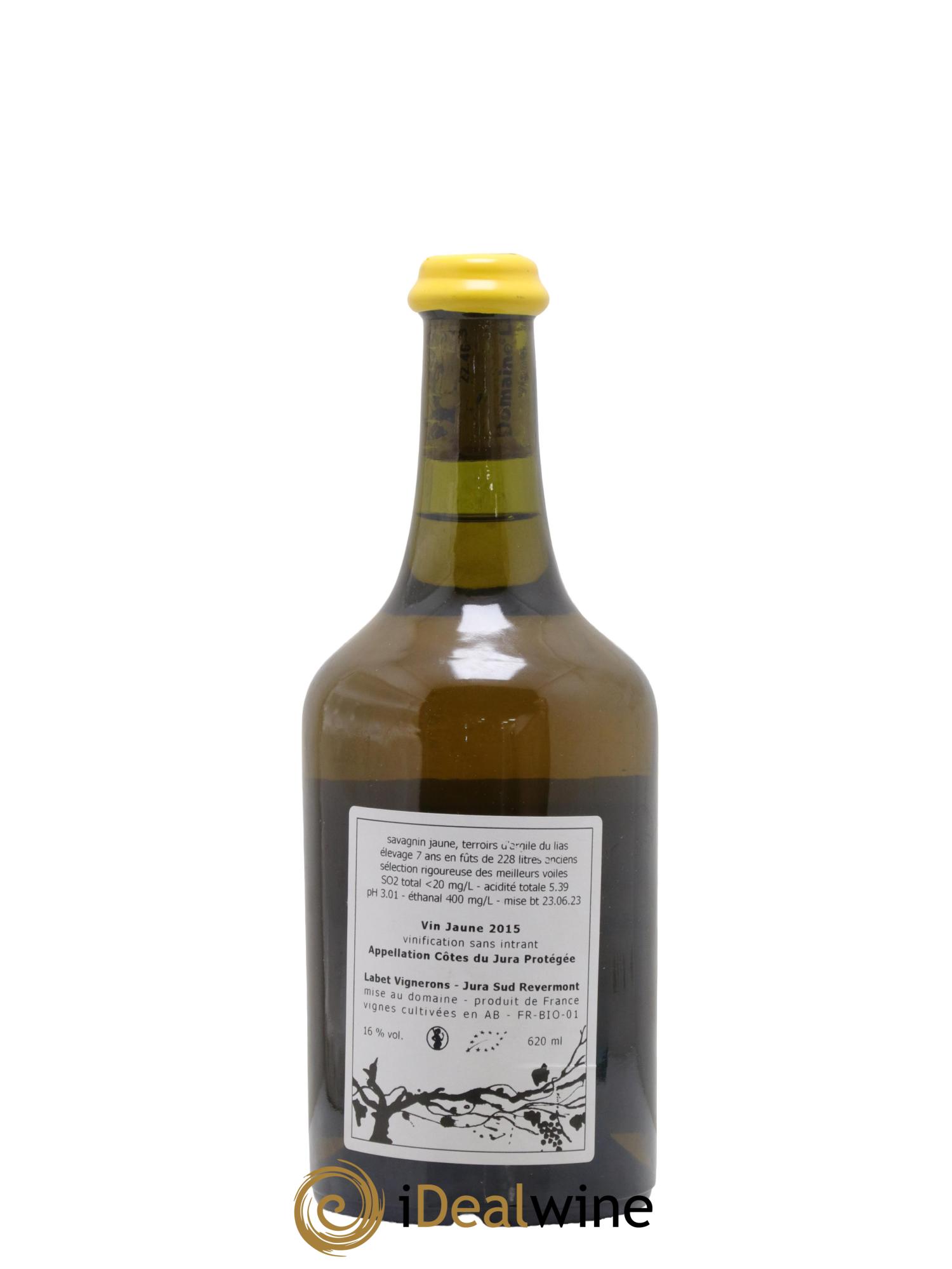 Côtes du Jura Vin Jaune Romain - Julien - Charline Labet 2015 - Lot de 1 clavelin - 1