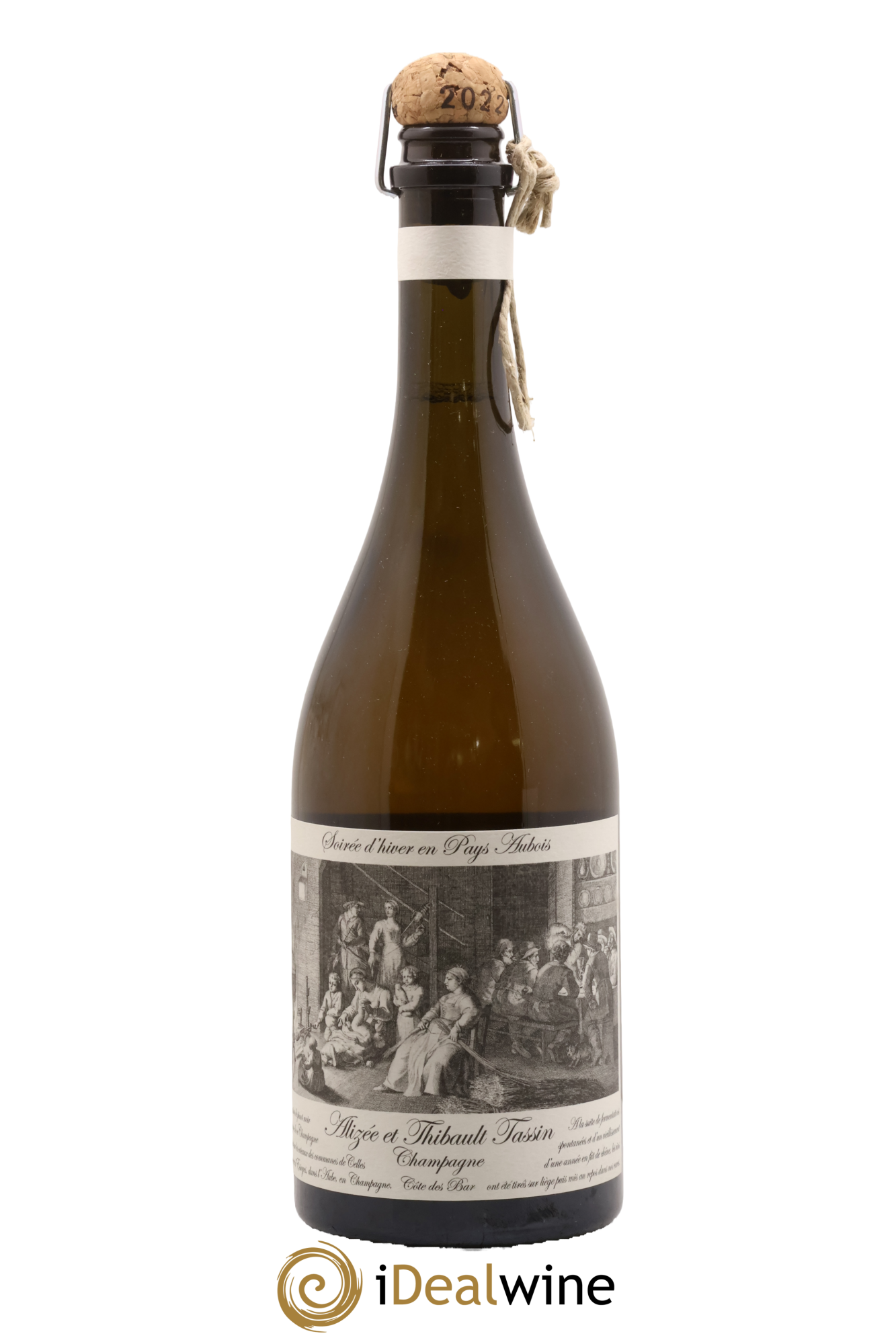 Blanc de Noirs Brut Nature Soirée D'hiver en Pays Aubois Alizée et Thibault Tassin 2022 - Posten von 1 Flasche - 0