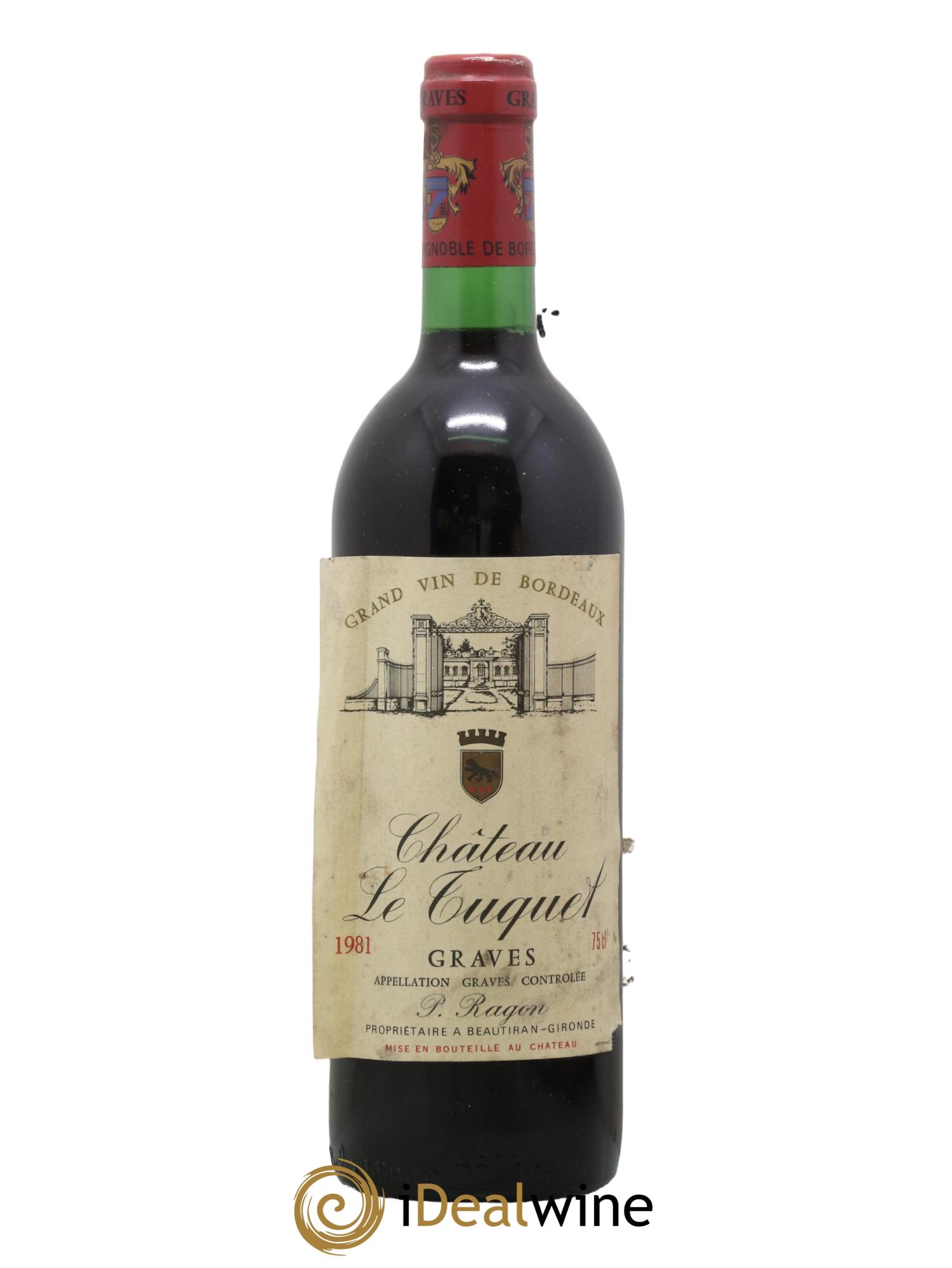 Château le Tuquet 1981 - Lot de 1 bouteille - 0