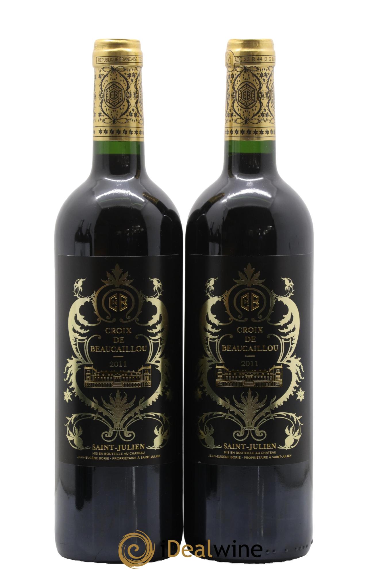 La Croix de Beaucaillou Second Vin 2011 - Posten von 2 Flaschen - 0