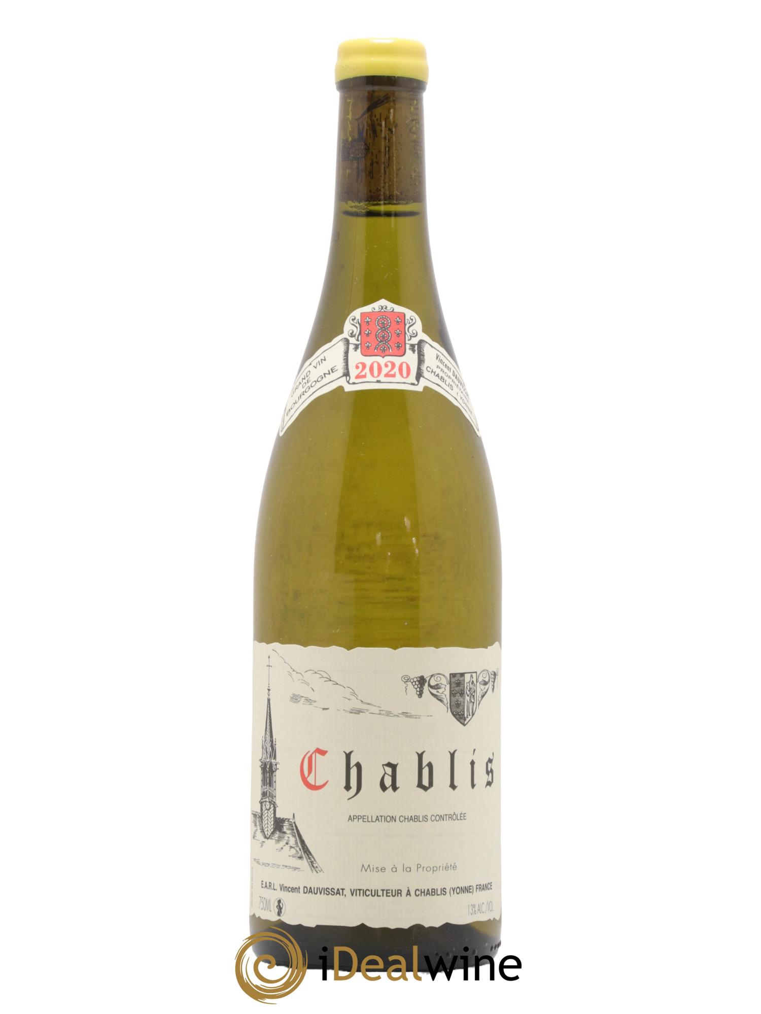 Chablis Vincent Dauvissat (Domaine) 2020 - Lot de 1 bouteille - 0