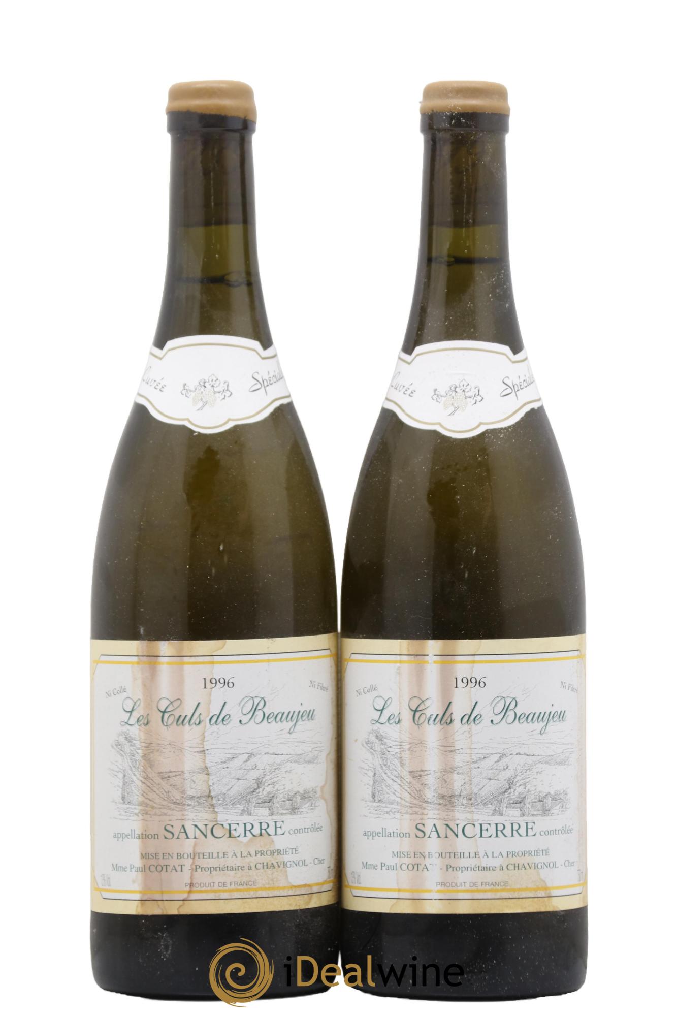 Sancerre Les Culs de Beaujeu François Cotat Cuvée Spéciale 1996 - Posten von 2 Flaschen - 0