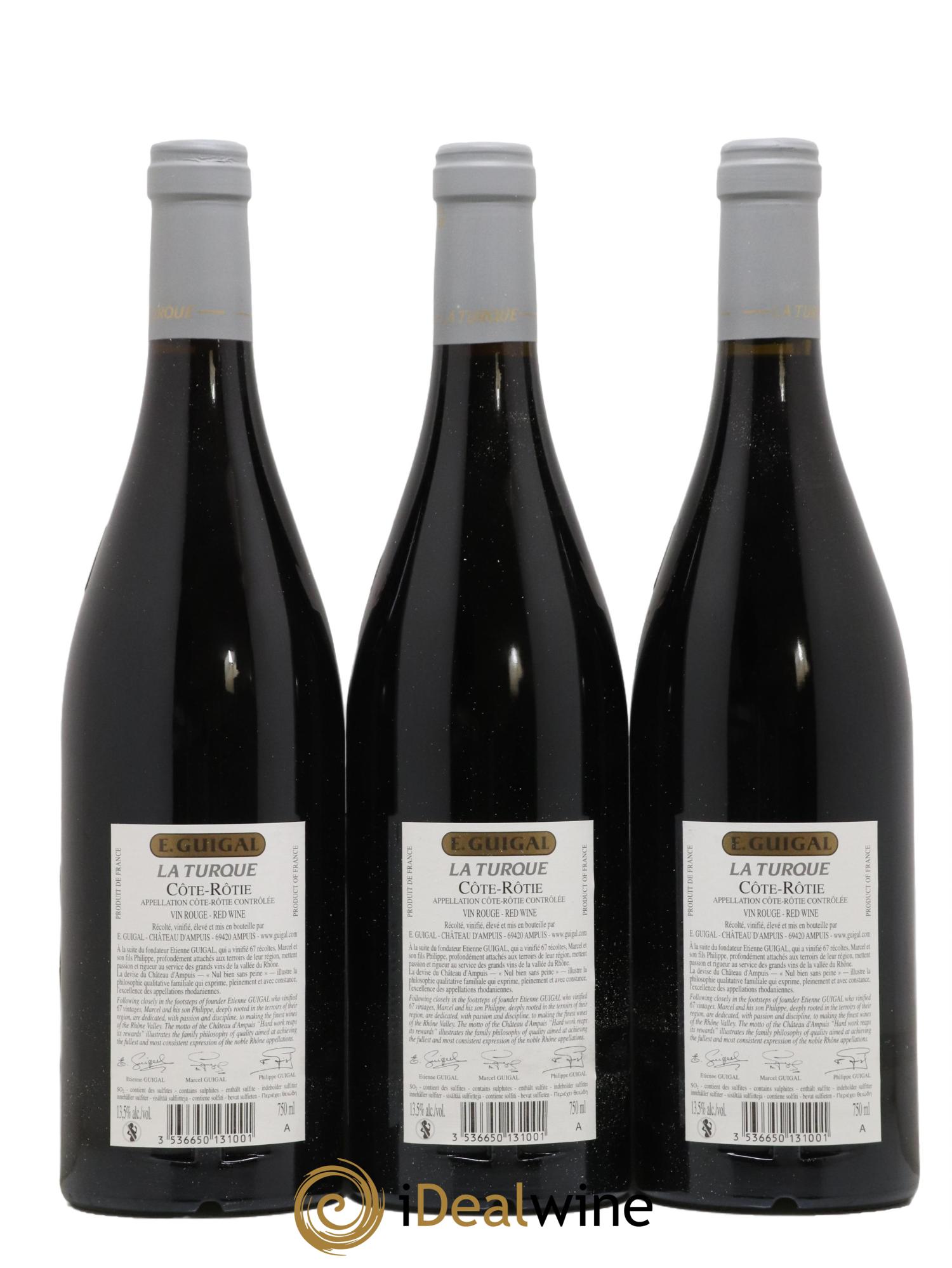 Côte-Rôtie La Turque Guigal 2012 - Posten von 6 Flaschen - 4