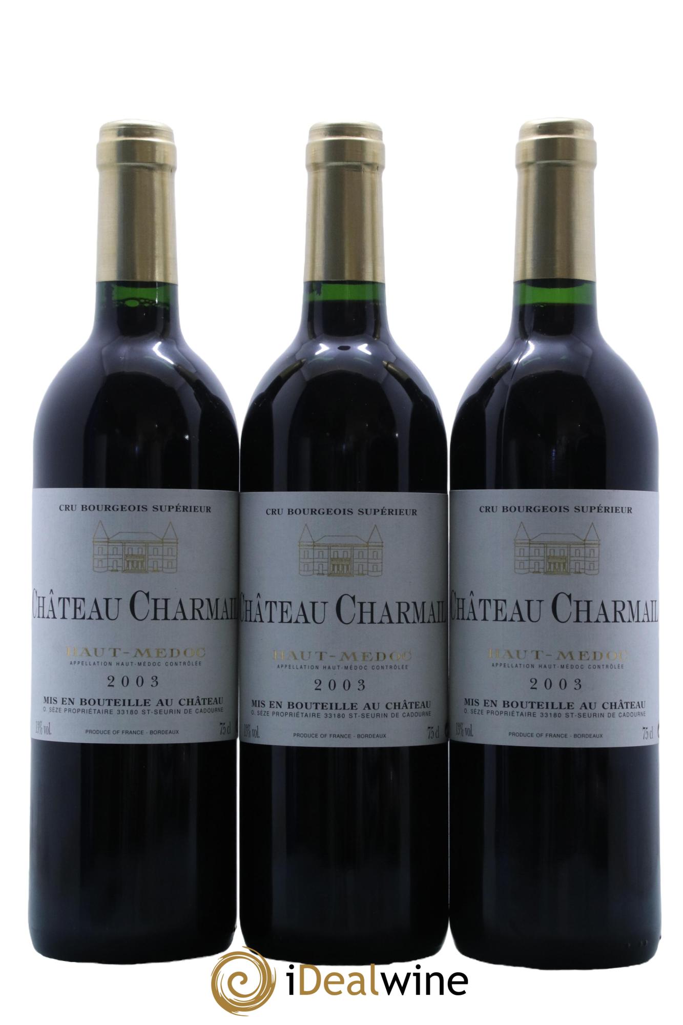 Château Charmail Cru Bourgeois 2003 - Lot de 12 bouteilles - 4