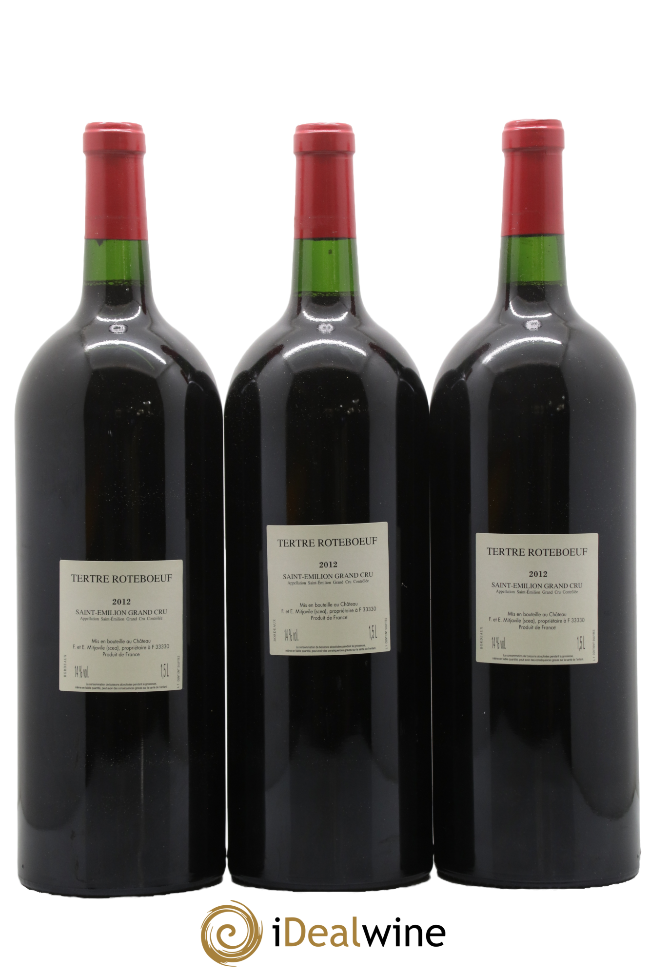 Château Tertre Roteboeuf 2012 - Lot of 6 magnums - 2