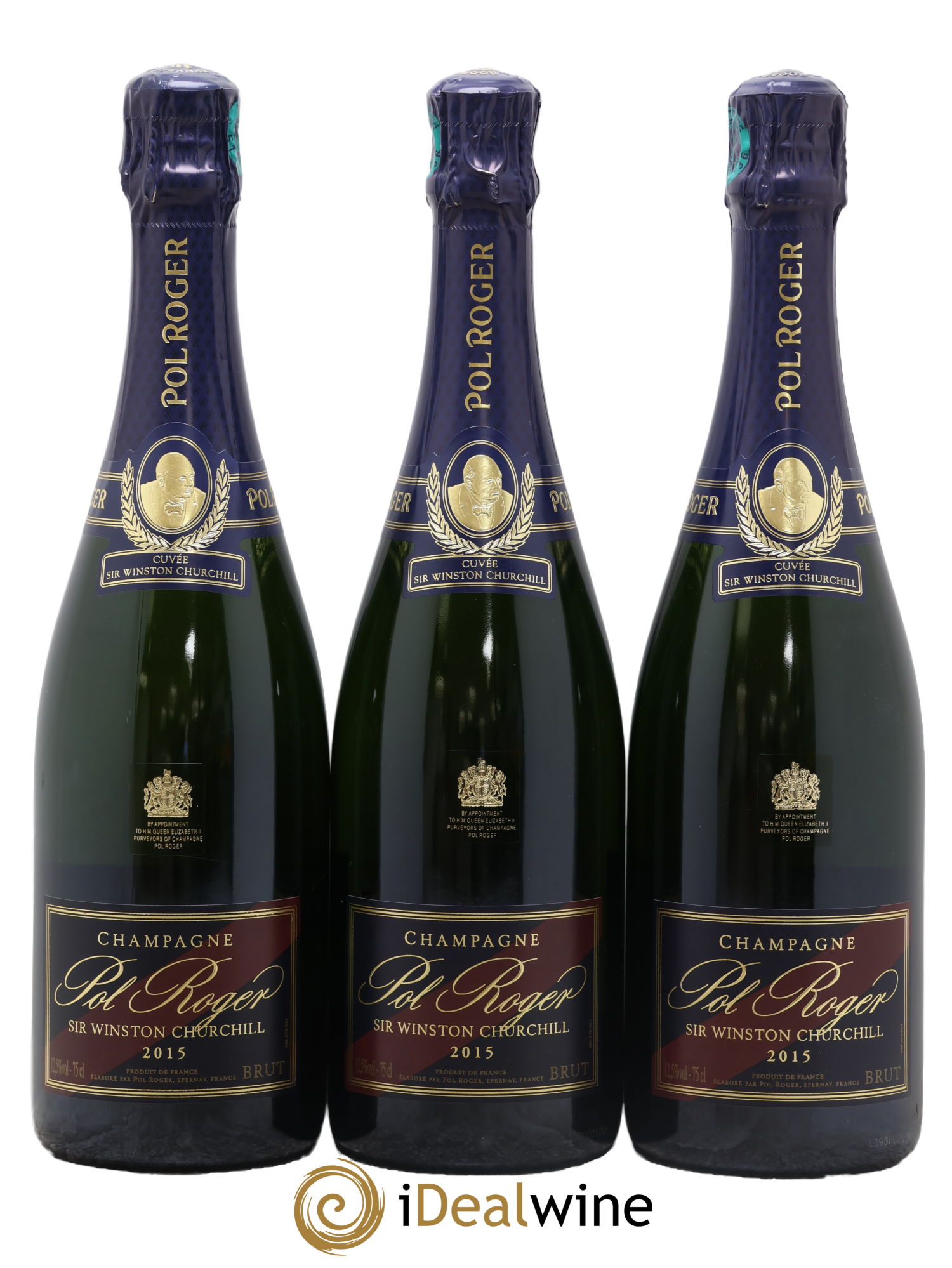 Cuvée Winston Churchill Pol Roger 2015 - Lot of 3 bottles - 1