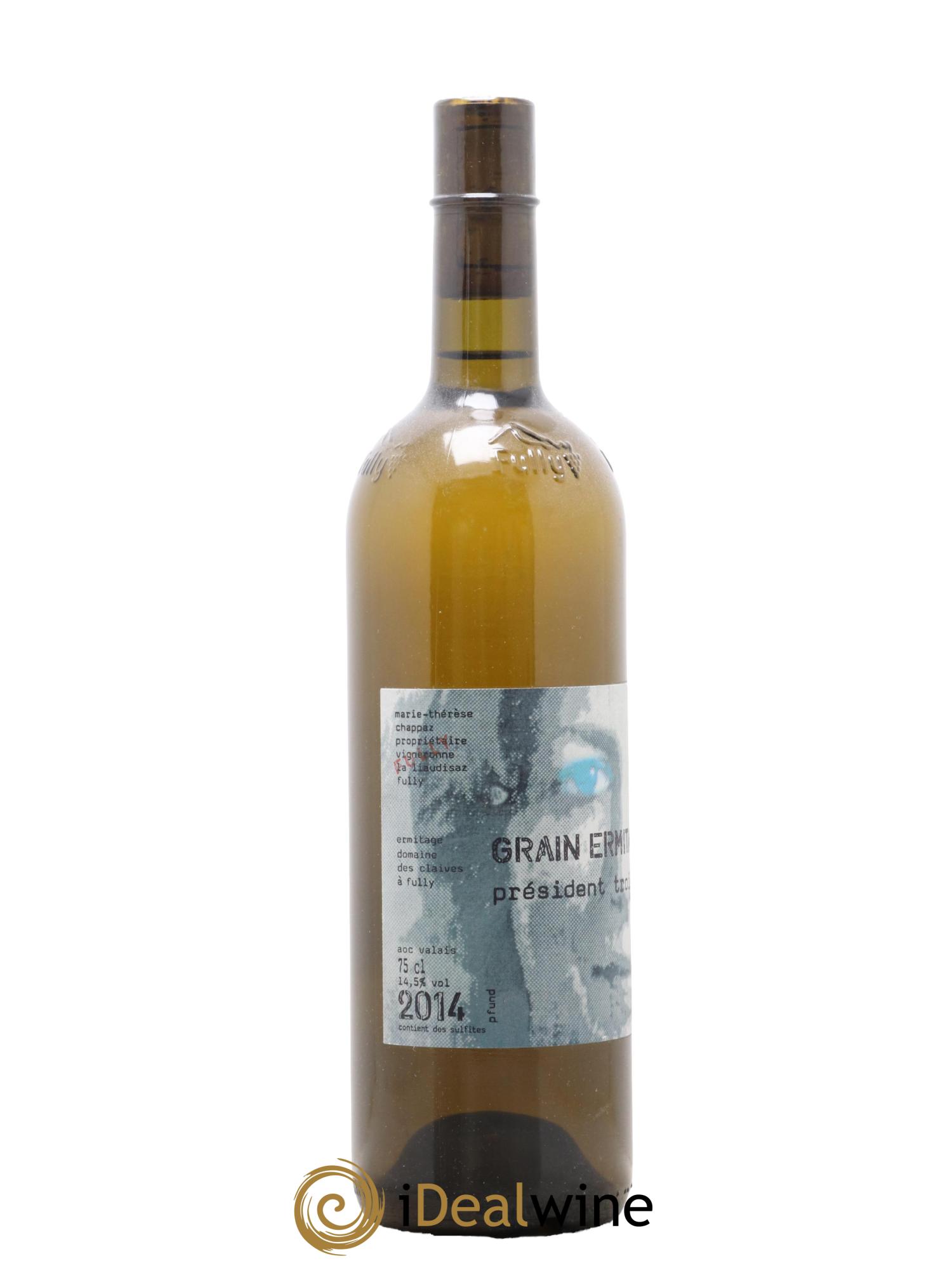 Valais Grain Ermitage Président Troillet - La Liaudisaz Marie-Thérèse Chappaz - Domaine Des Claives 2014 - Lot de 1 bouteille - 1