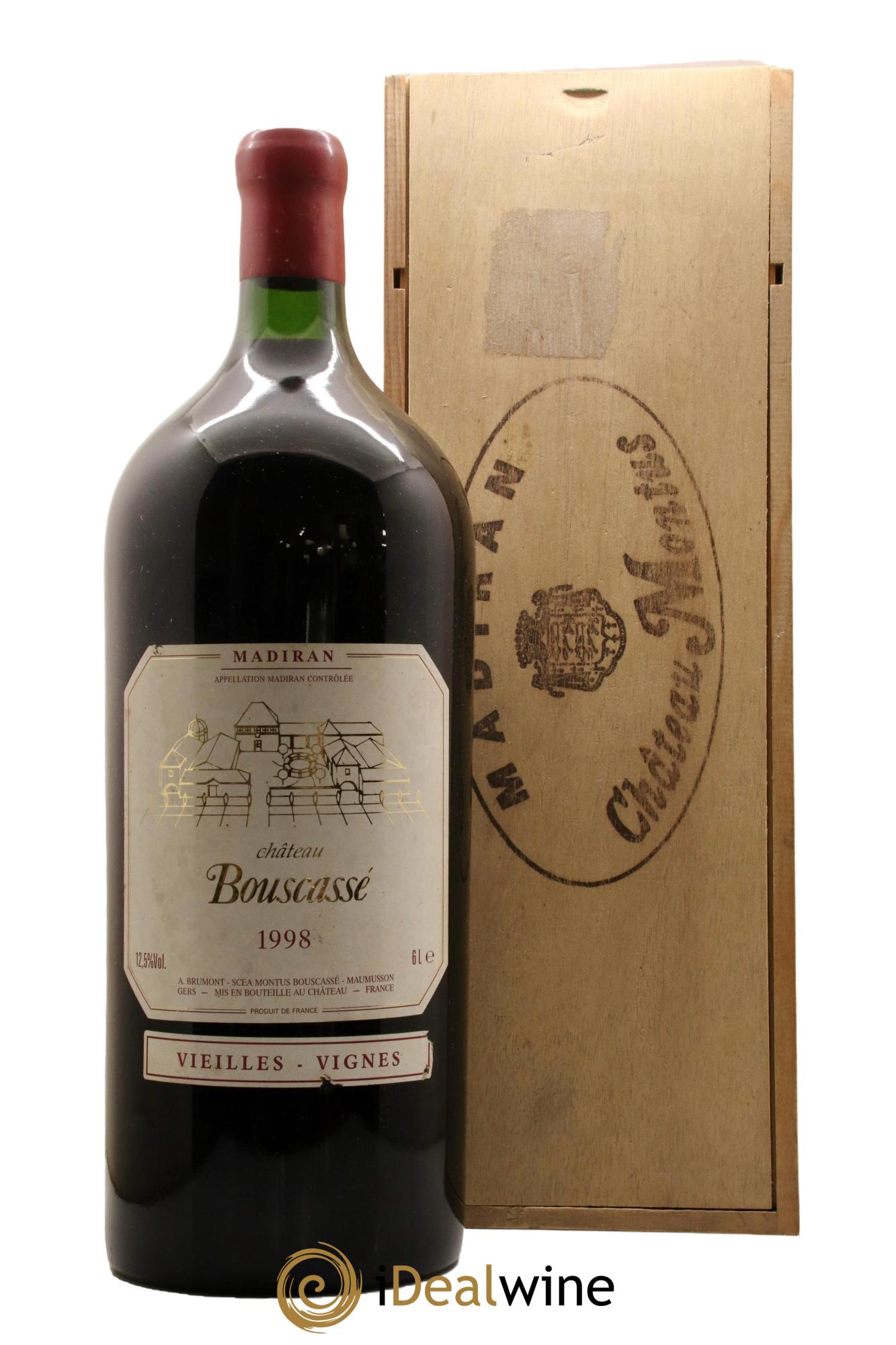 Madiran Vieilles Vignes Château Bouscassé - Alain Brumont 1998 - Lot de 1 impériale - 1