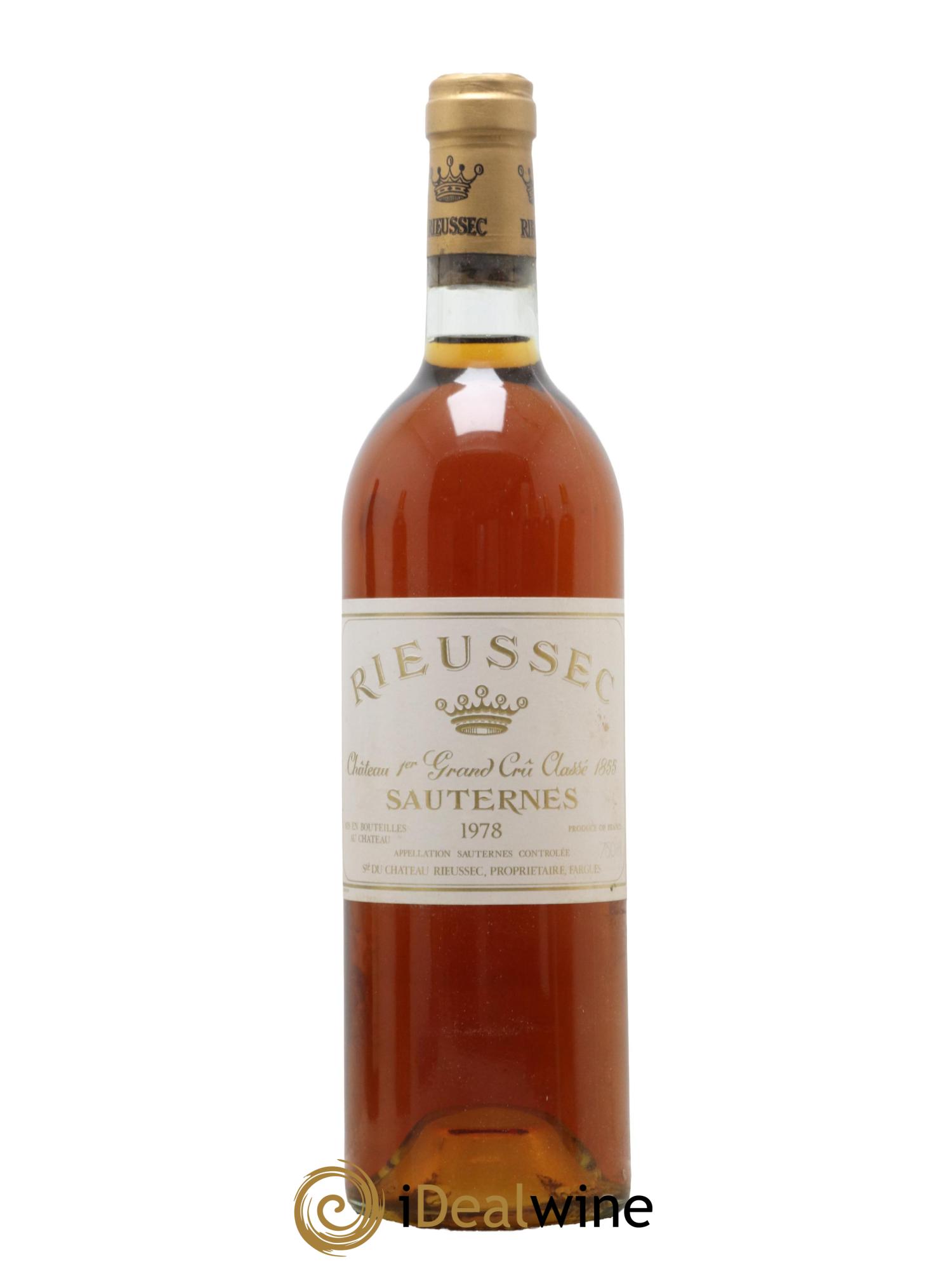 Château Rieussec 1er Grand Cru Classé 1978 - Posten von 1 Flasche - 0
