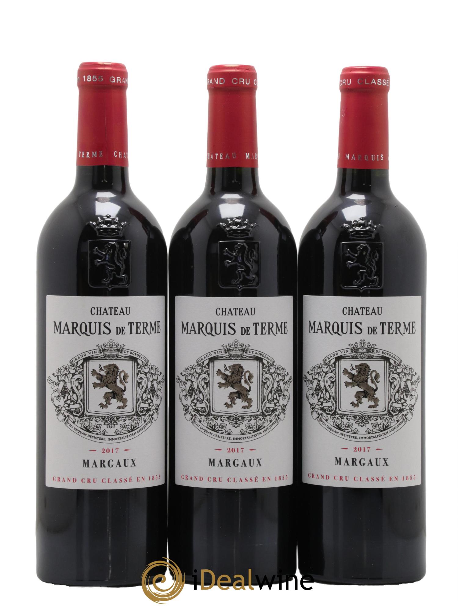 Château Marquis de Terme 4ème Grand Cru Classé 2017 - Lot de 6 bouteilles - 1