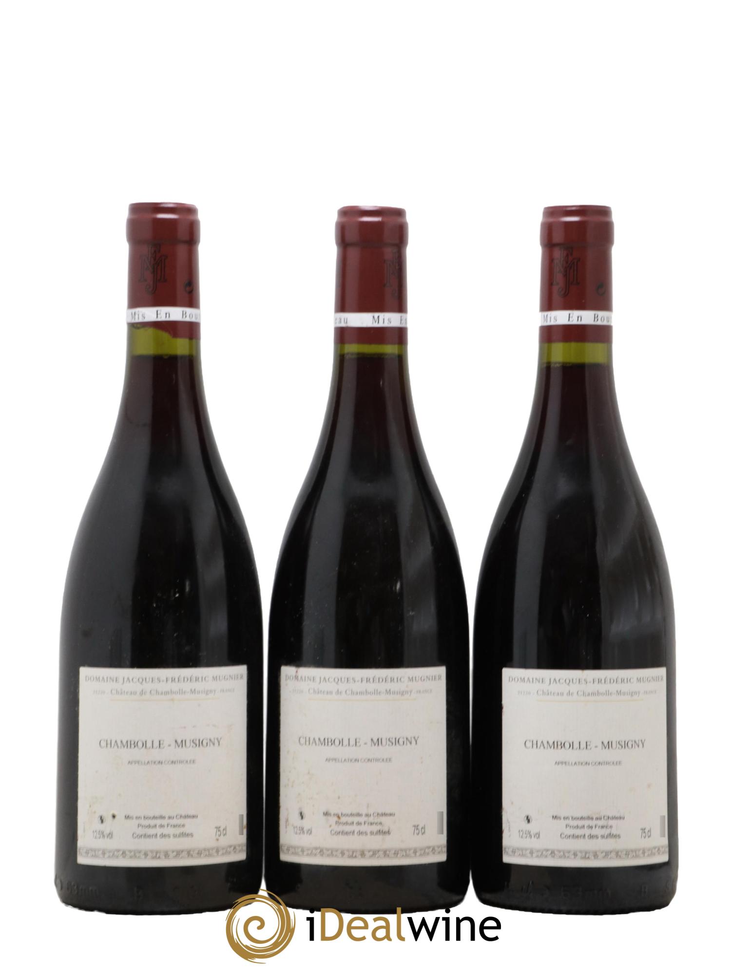 Chambolle-Musigny Jacques-Frédéric Mugnier 2017 - Lotto di 3 bottiglie - 1