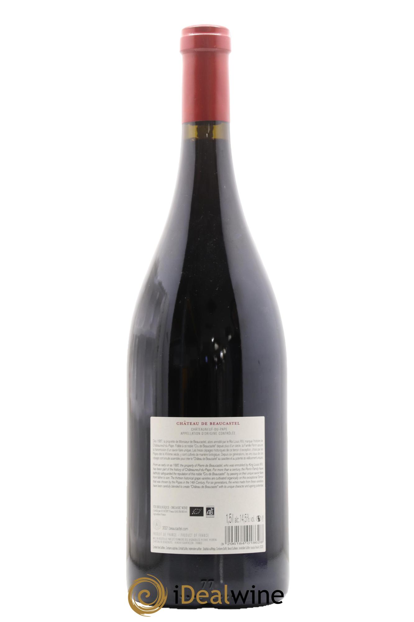 Châteauneuf-du-Pape Château de Beaucastel Famille Perrin  2021 - Lot de 1 magnum - 1
