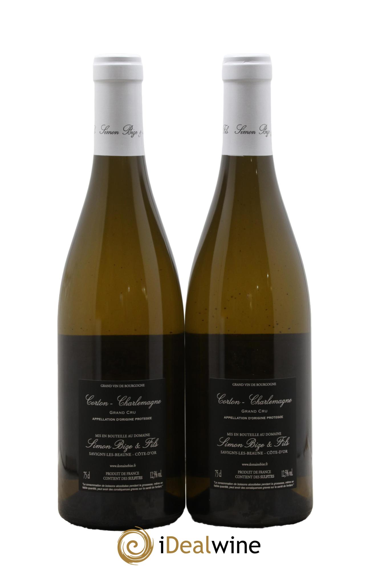 Corton-Charlemagne Grand Cru Simon Bize & Fils 2021 - Posten von 2 Flaschen - 1