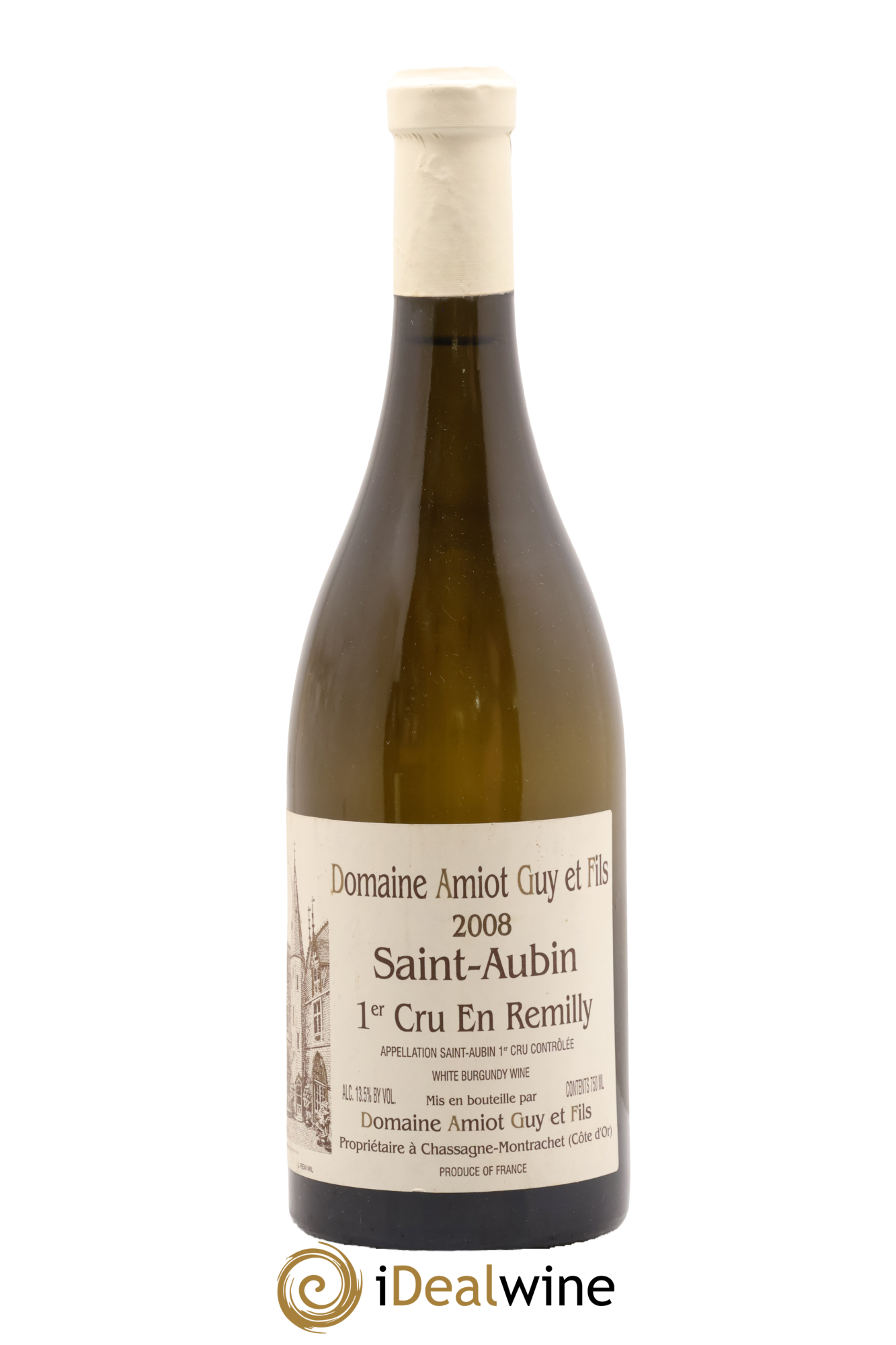 Saint-Aubin 1er Cru En Remilly Domaine Amiot Guy et Fils 2008 - Lot de 1 bouteille - 0