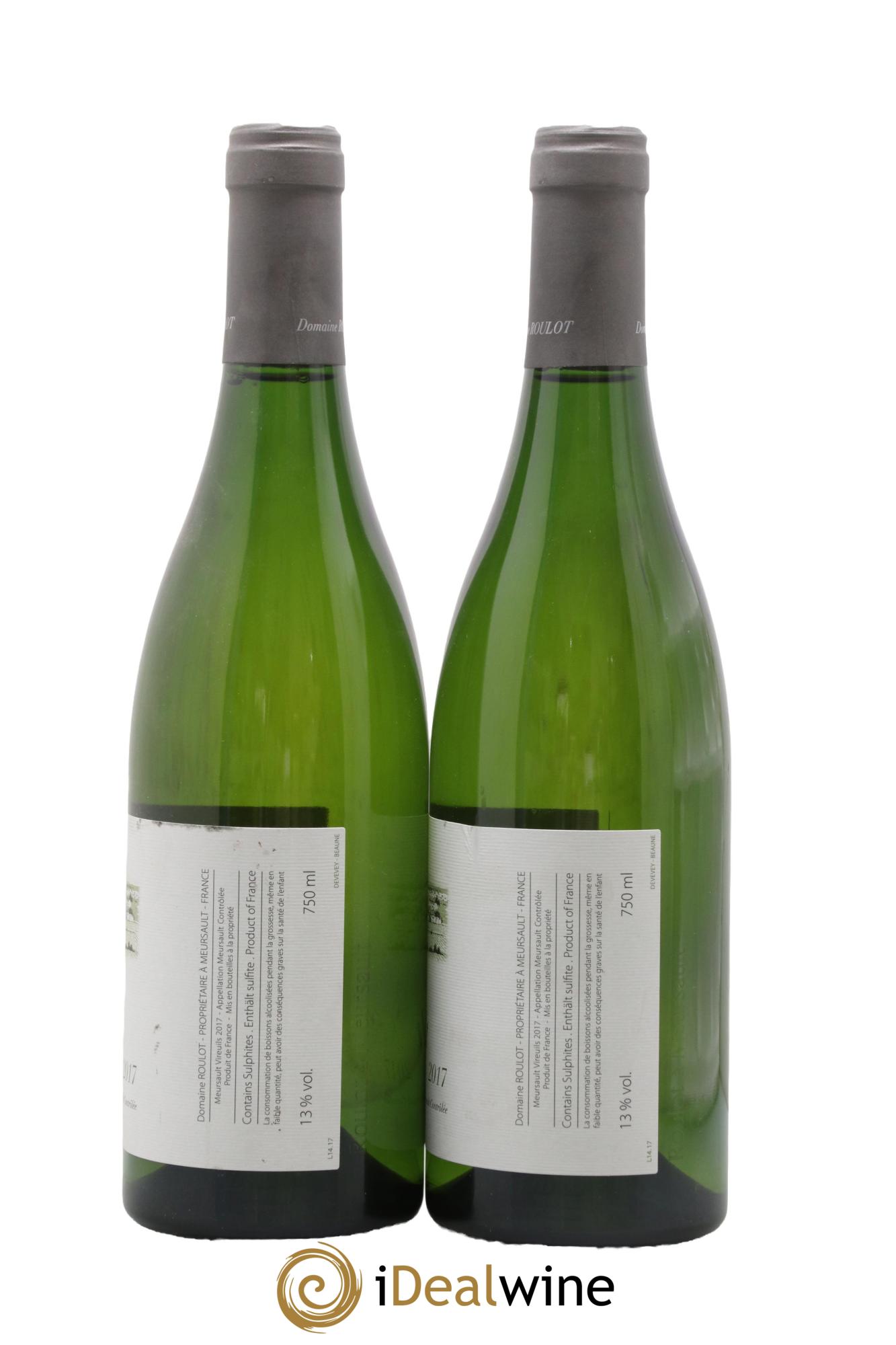 Meursault Les Vireuils Roulot (Domaine) 2017 - Lotto di 2 bottiglie - 1