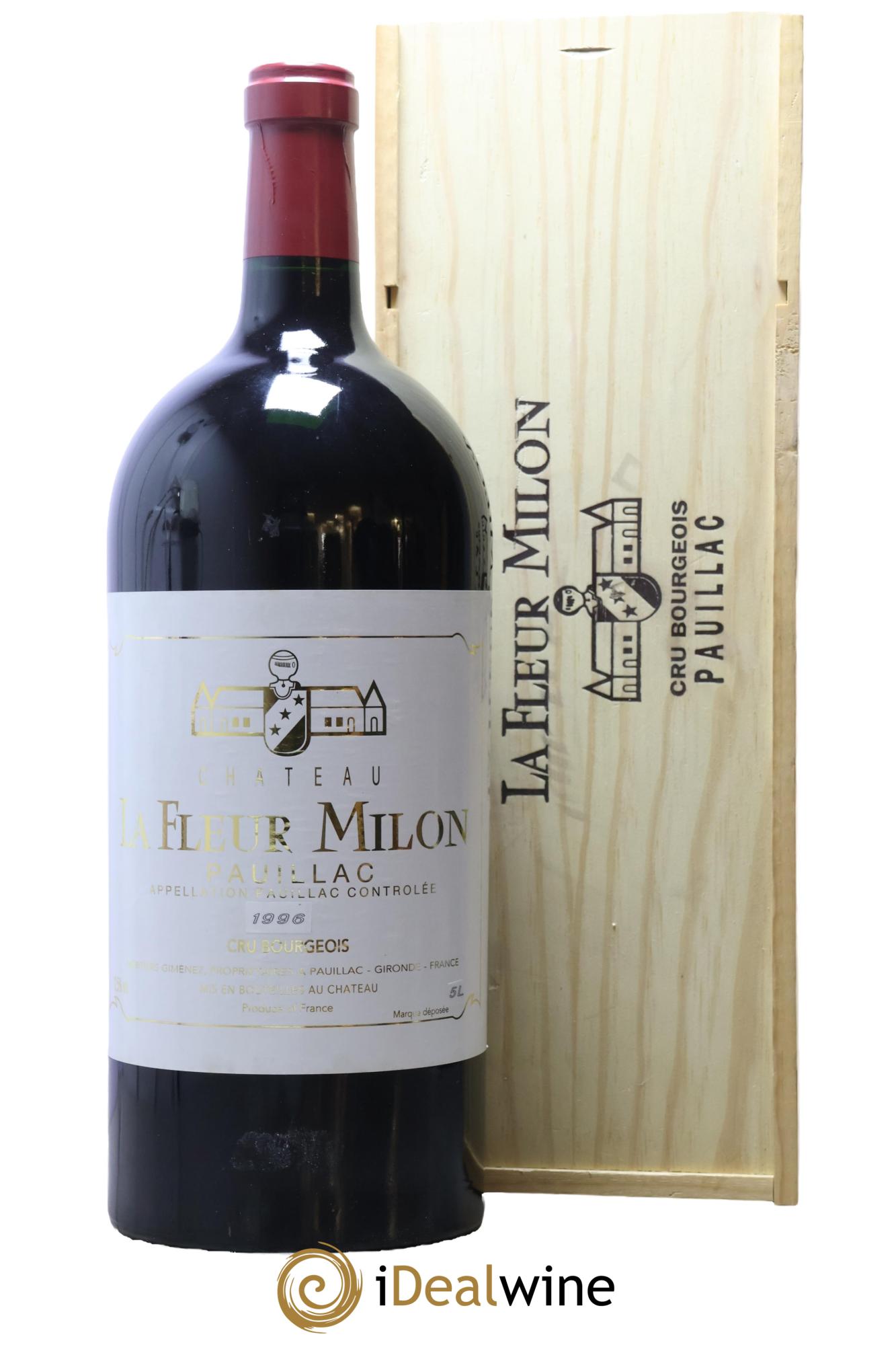 Château la Fleur Milon Cru Bourgeois 1996 - Posten von 1 Jeroboam - 0