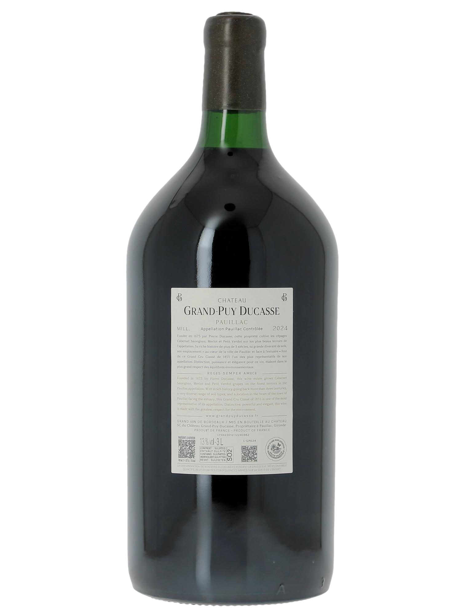 Château Grand Puy Ducasse 5ème Grand Cru Classé 2024 - Lot of 1 double magnum - 2