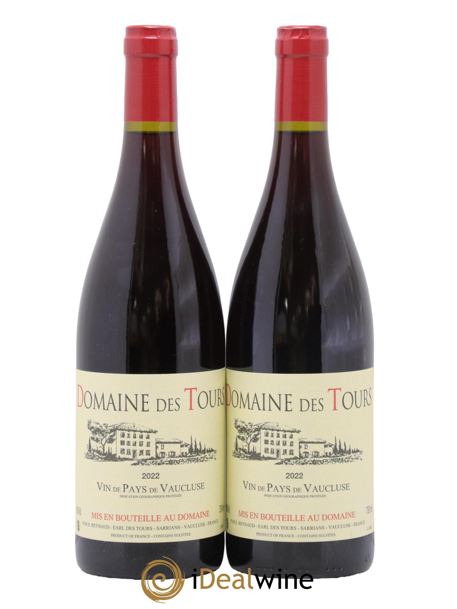 Vaucluse (Vin de Pays de Vaucluse) Domaine des Tours Emmanuel Reynaud 2022 - Posten von 2 Flaschen - 0