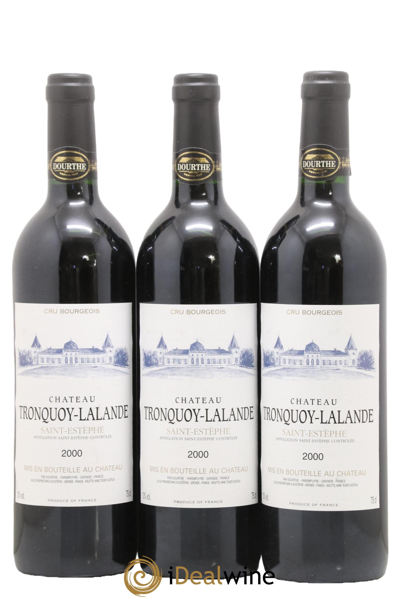 Château Tronquoy Lalande 2000 - Lot of 12 bottles - 4