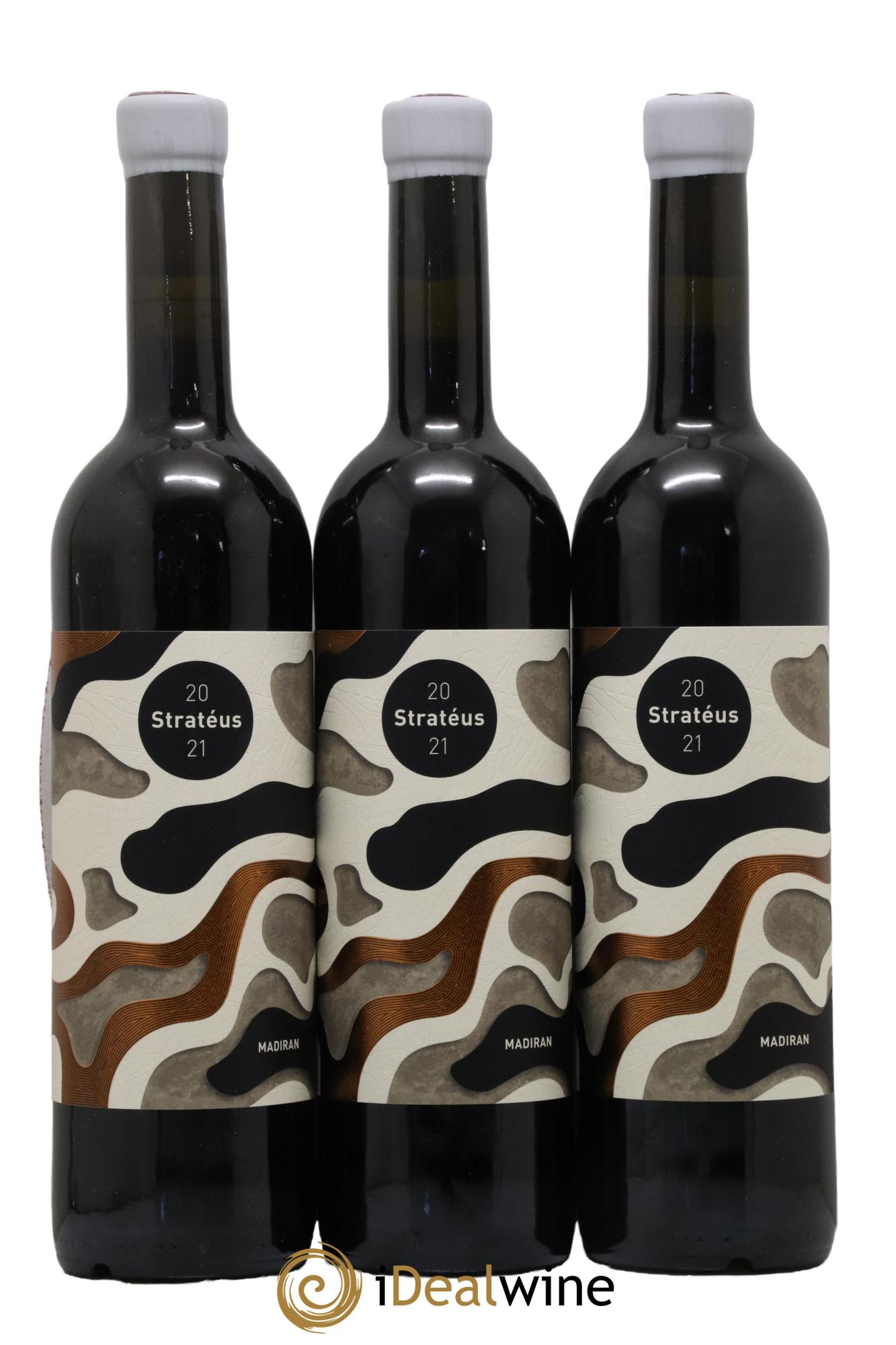 Madiran Strateus Simon Ribert 2021 - Lot of 3 bottles - 0