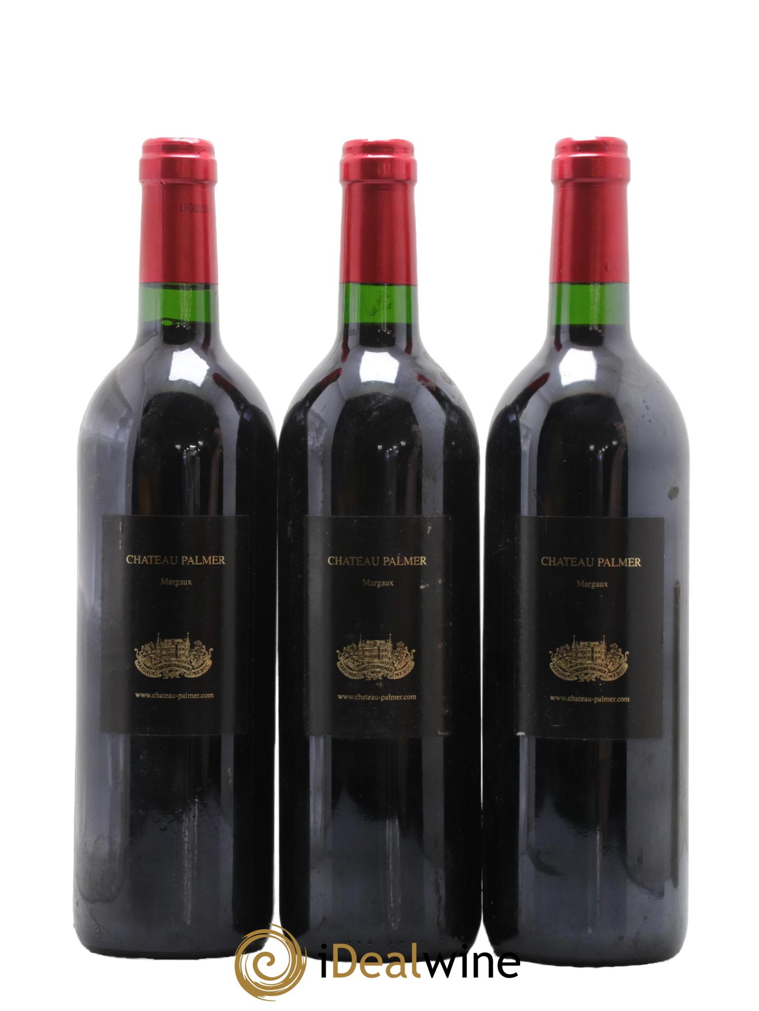 Château Palmer 3ème Grand Cru Classé 2000 - Lot de 3 bouteilles - 1