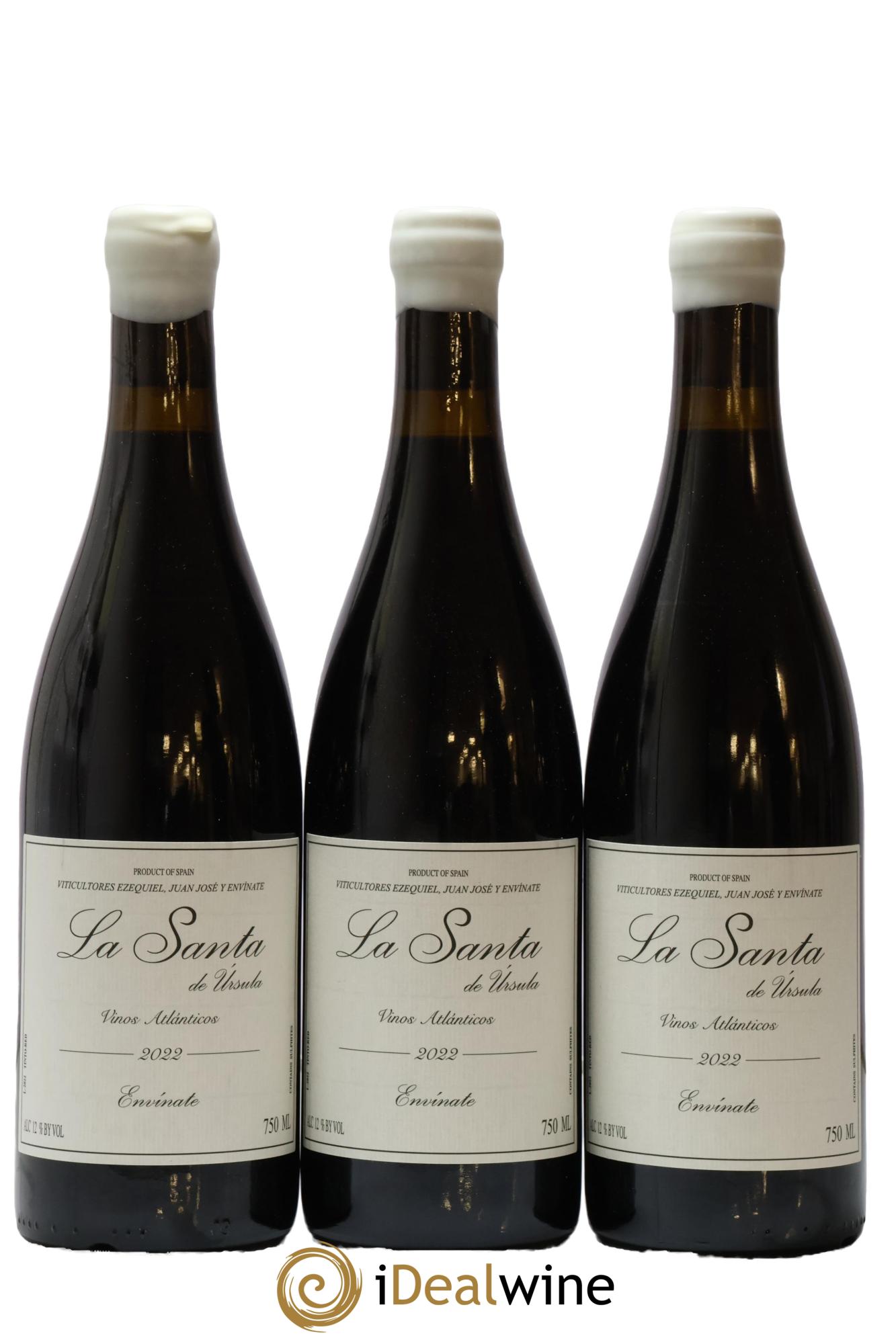 Espagne Vinos Atlánticos La Santa de Ursula Envinate 2022 - Lot de 3 bouteilles - 0
