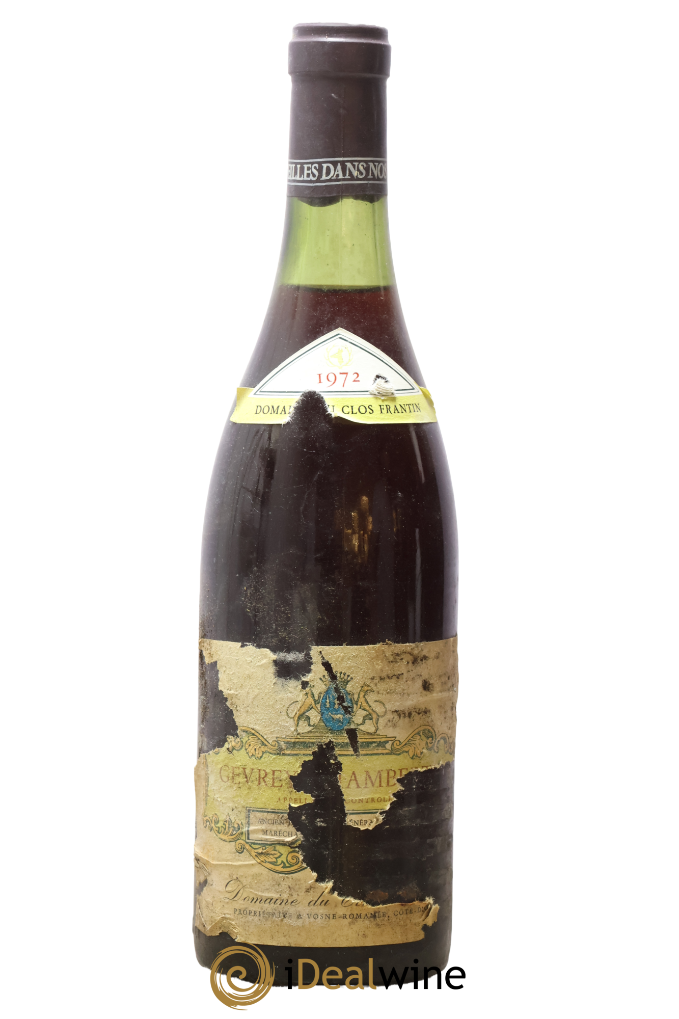 Gevrey-Chambertin Clos Frantin - Albert Bichot 1972 - Lot de 1 bouteille - 0