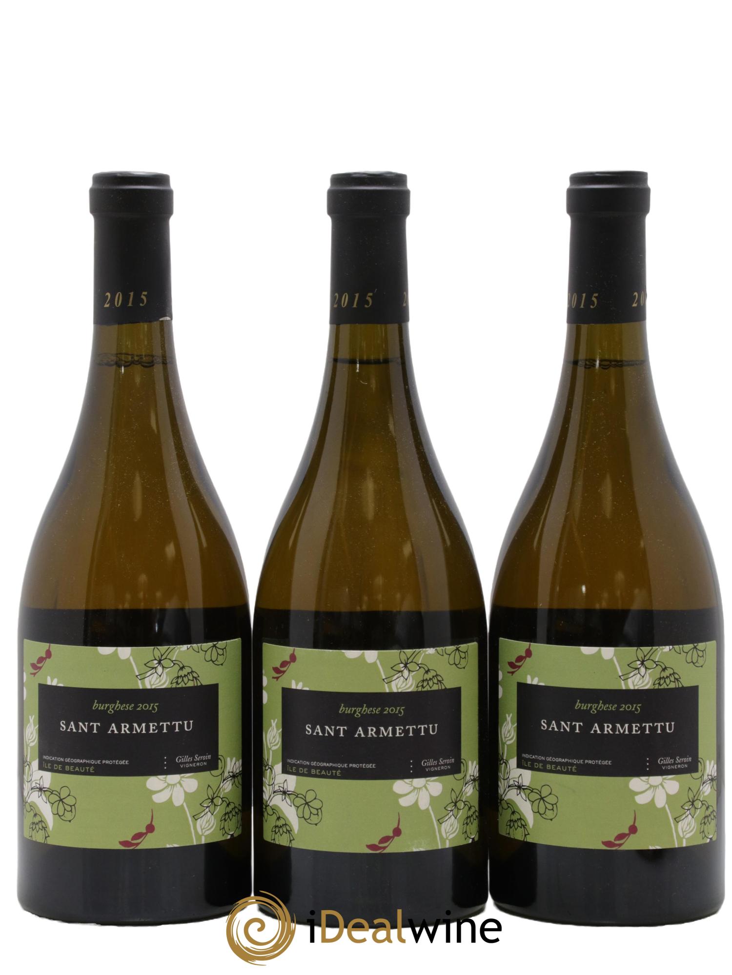 IGP Ile de Beauté Burghese Sant Armettu (Domaine) 2015 - Lot de 3 bouteilles - 0