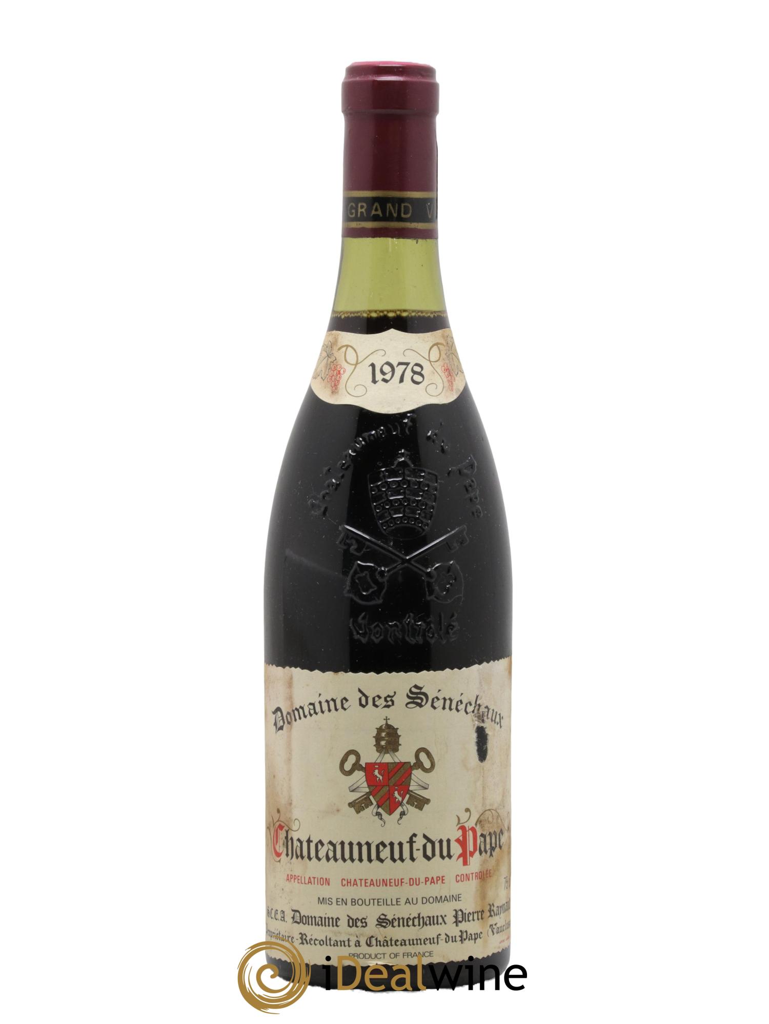Châteauneuf-du-Pape Sénéchaux (Domaine des) Famille J-M. Cazès 1978 - Lot de 1 bouteille - 0