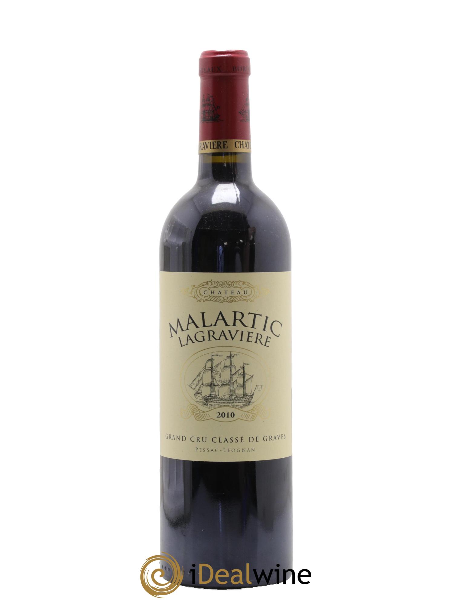 Château Malartic-Lagravière Cru Classé de Graves 2010 - Lot de 1 bouteille - 0