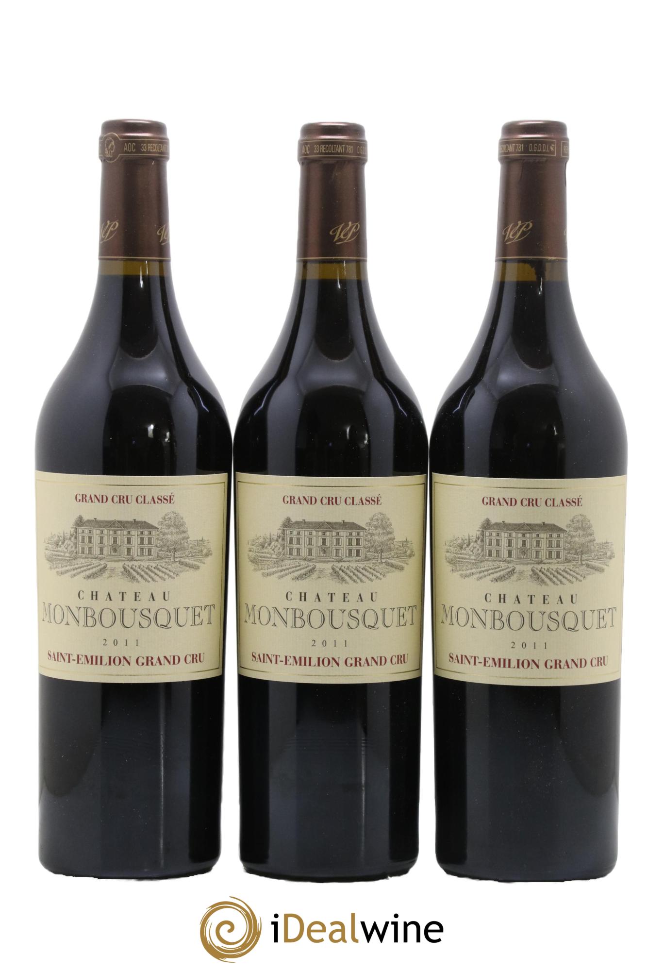 Château Monbousquet Grand Cru Classé 2011 - Lot de 12 bouteilles - 1