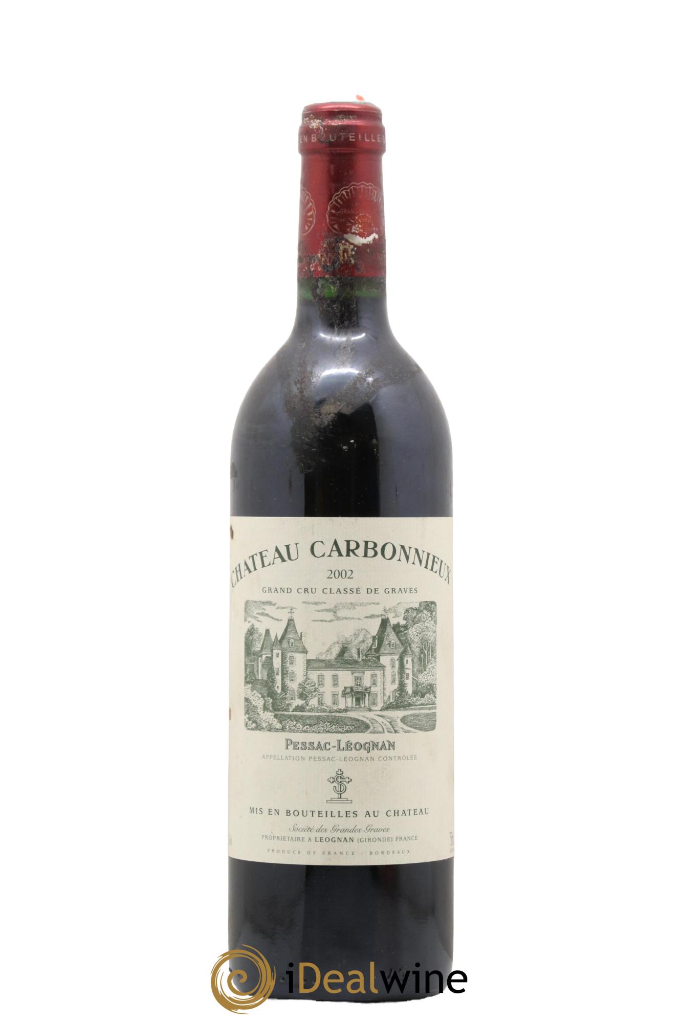 Château Carbonnieux Cru Classé de Graves 2002 - Lot de 1 bouteille - 0