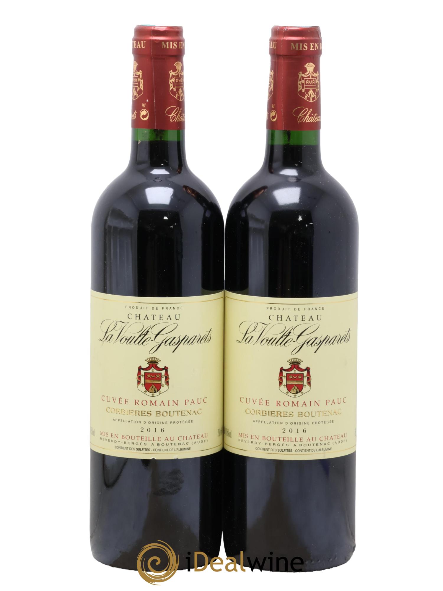 Corbières Boutenac La Voulte-Gasparets Cuvée Romain Pauc Patrick Reverdy 2016 - Lot de 2 bouteilles - 0