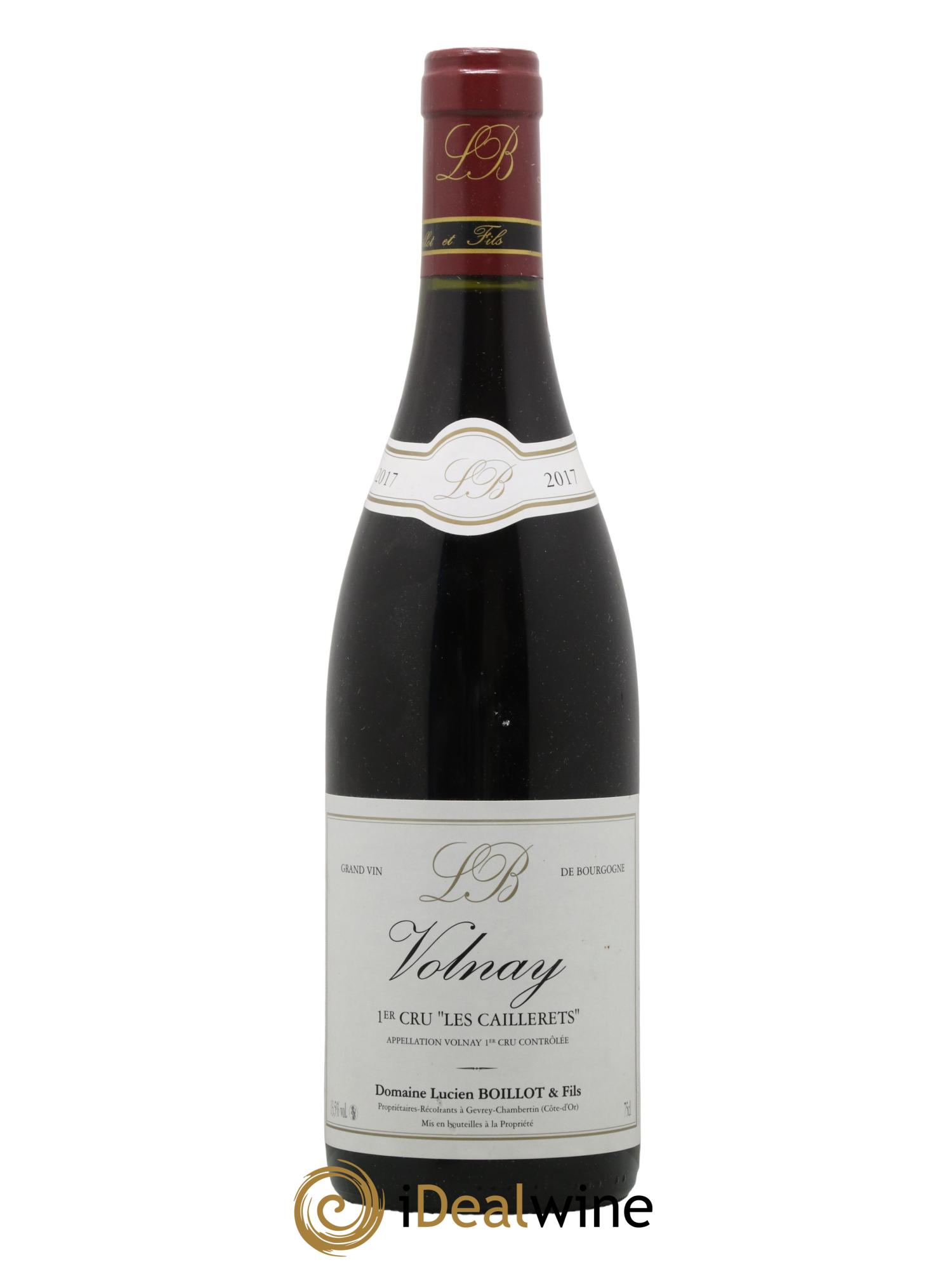 Volnay 1er Cru Les Caillerets Lucien Boillot & Fils (Domaine) 2017 - Lot de 1 bouteille - 0