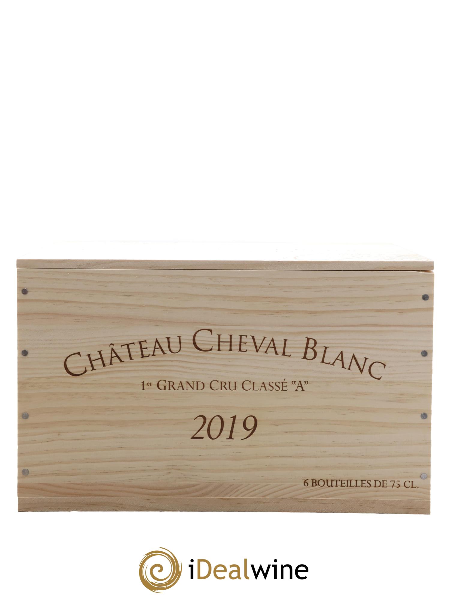 Château Cheval Blanc 1er Grand Cru Classé A 2019 - Lot de 6 bouteilles - 6