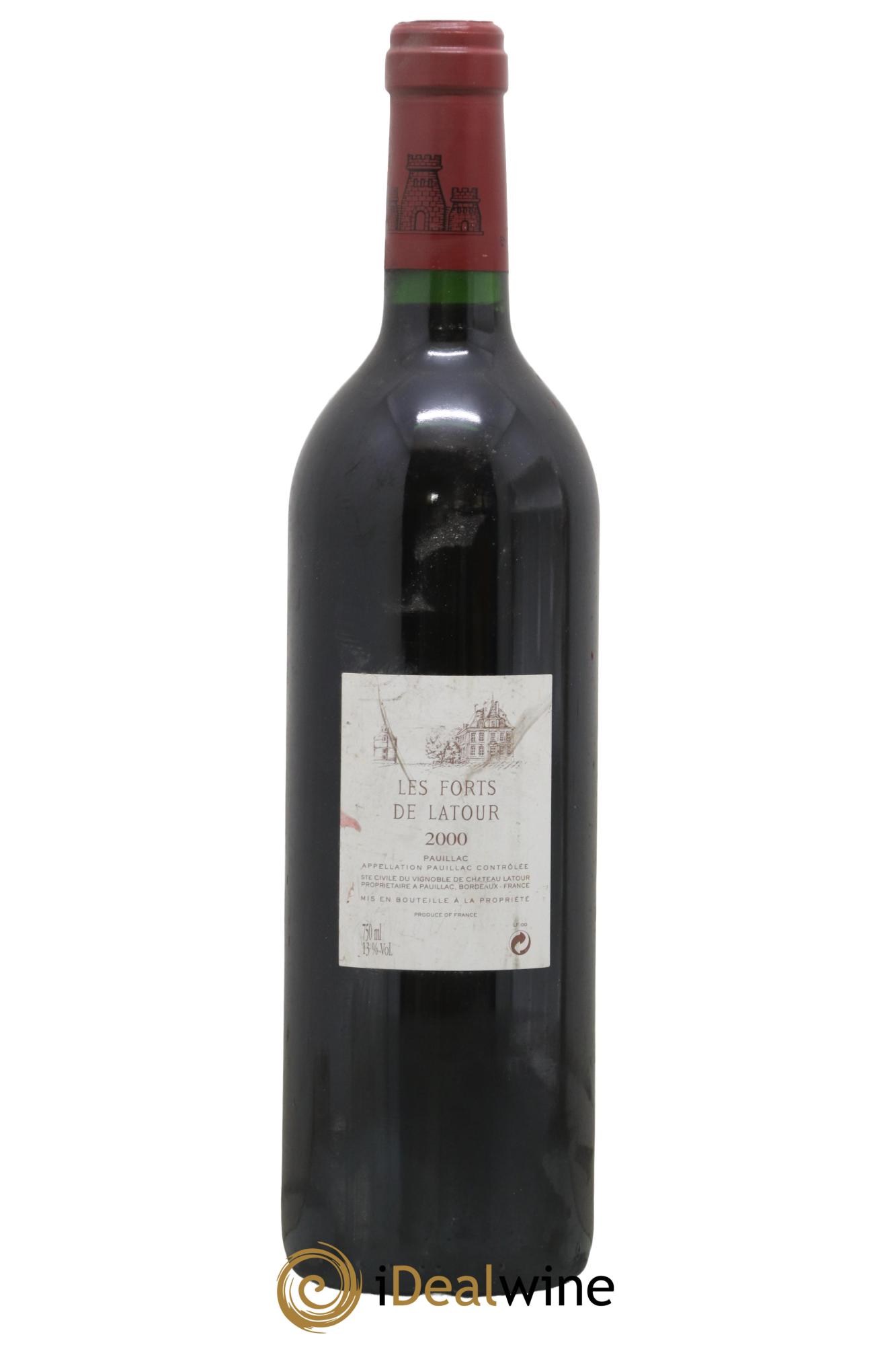Les Forts de Latour Second Vin 2000 - Lot de 1 bouteille - 1