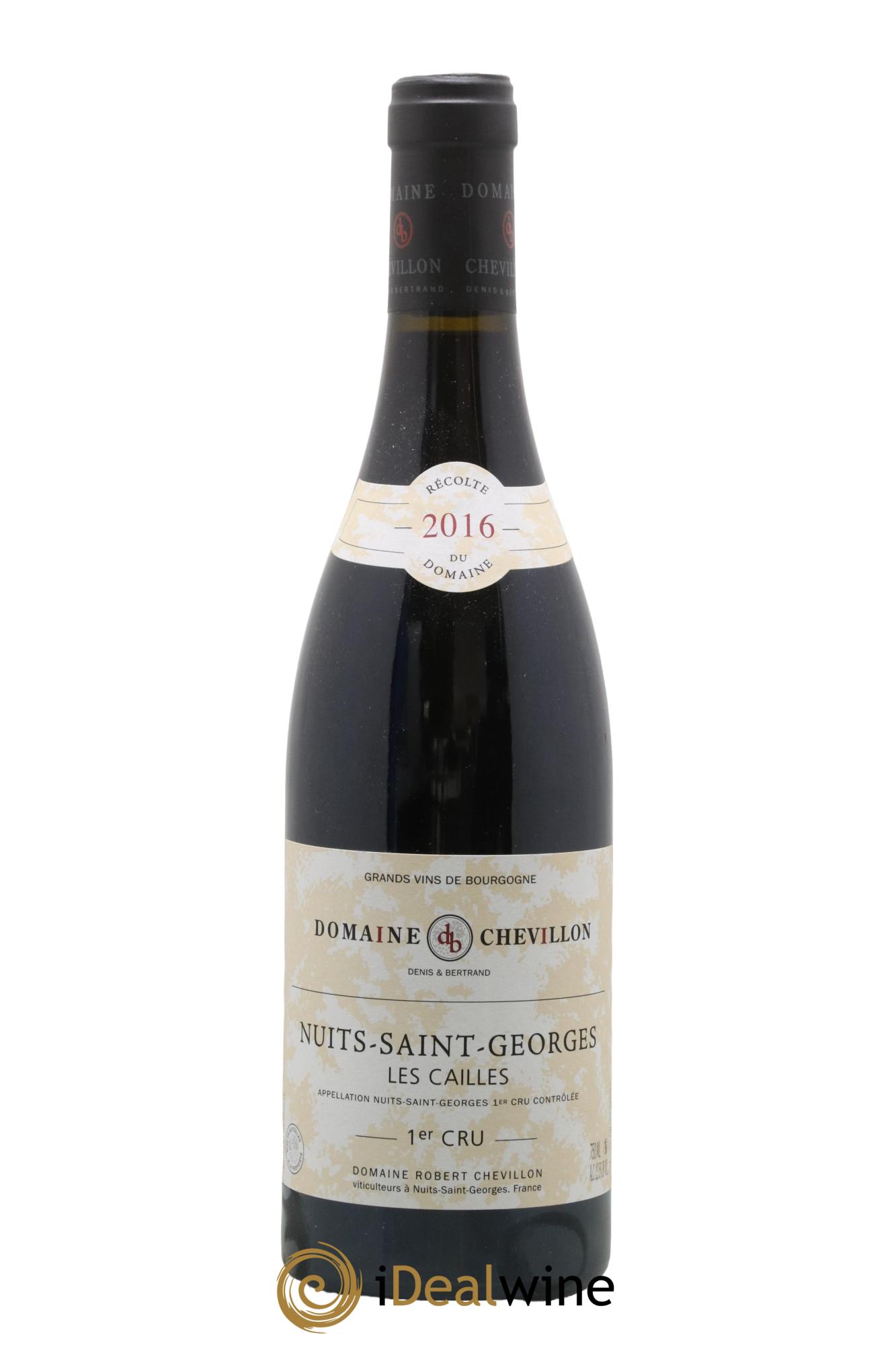 Nuits-Saint-Georges 1er Cru Les Cailles Robert Chevillon 2016 - Lot de 1 bouteille - 0