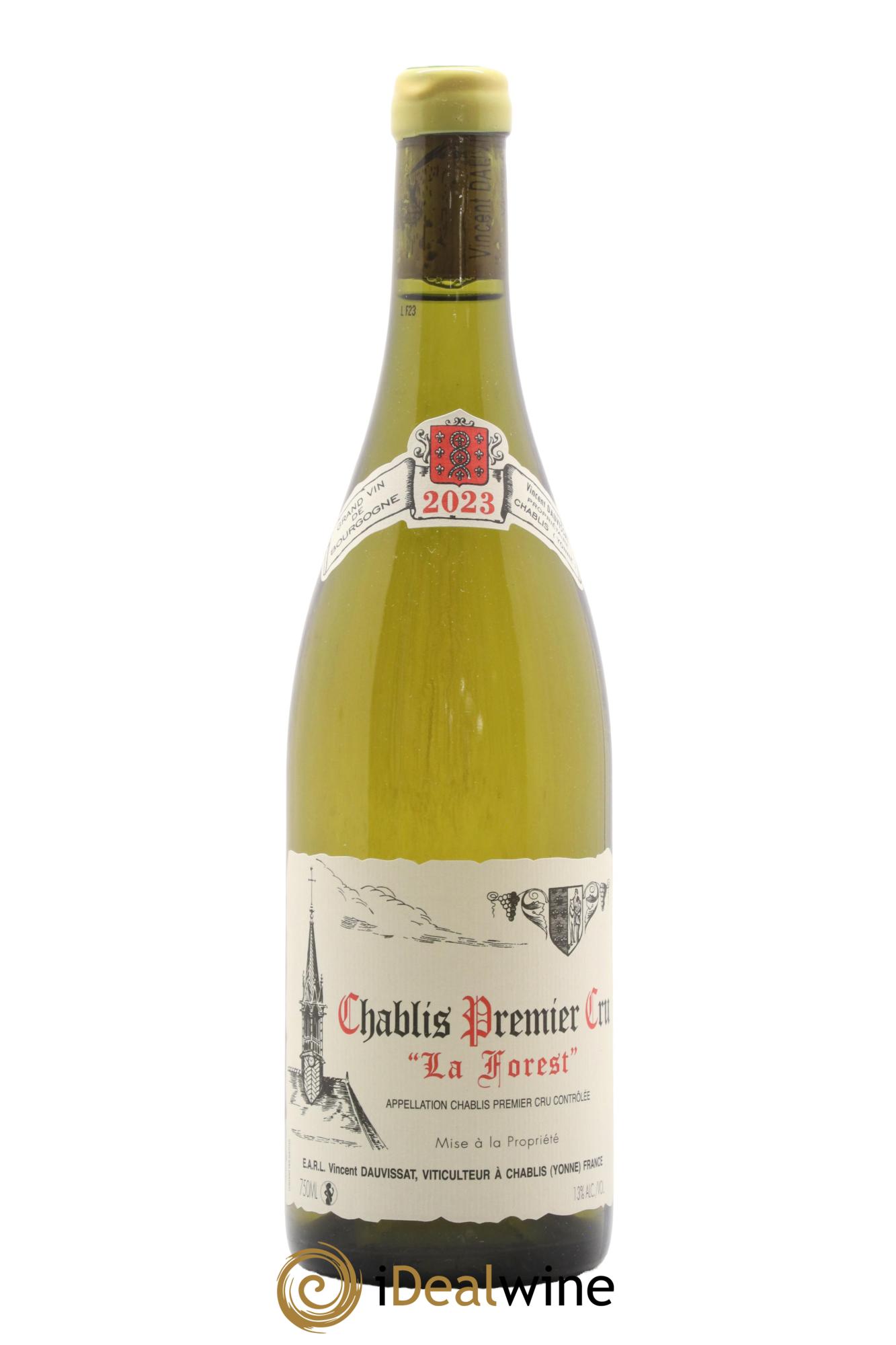 Chablis 1er Cru La Forest Vincent Dauvissat (Domaine) 2023 - Lot de 1 bouteille - 0