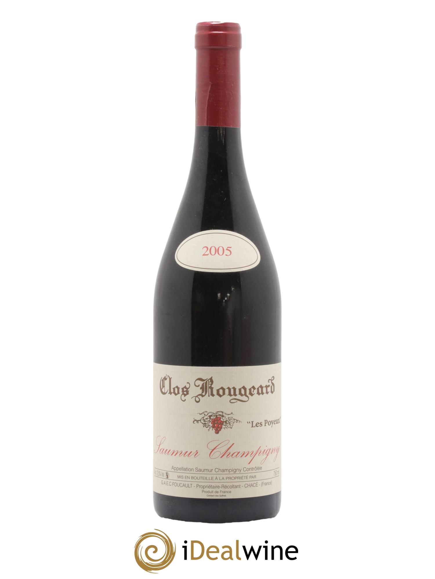 Saumur-Champigny Les Poyeux Clos Rougeard 2005 - Lot de 1 bouteille - 0