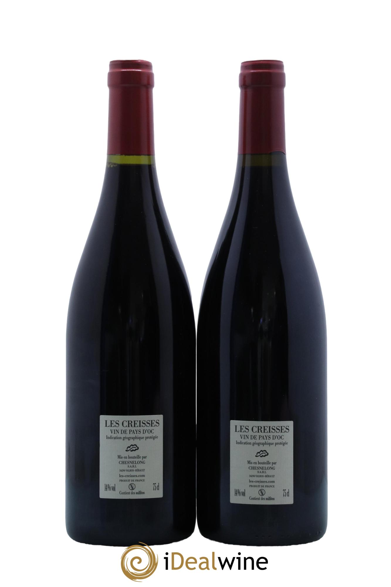 Vin de France Les Creisses Les Creisses (Domaine) 2020 - Lot de 2 bouteilles - 1